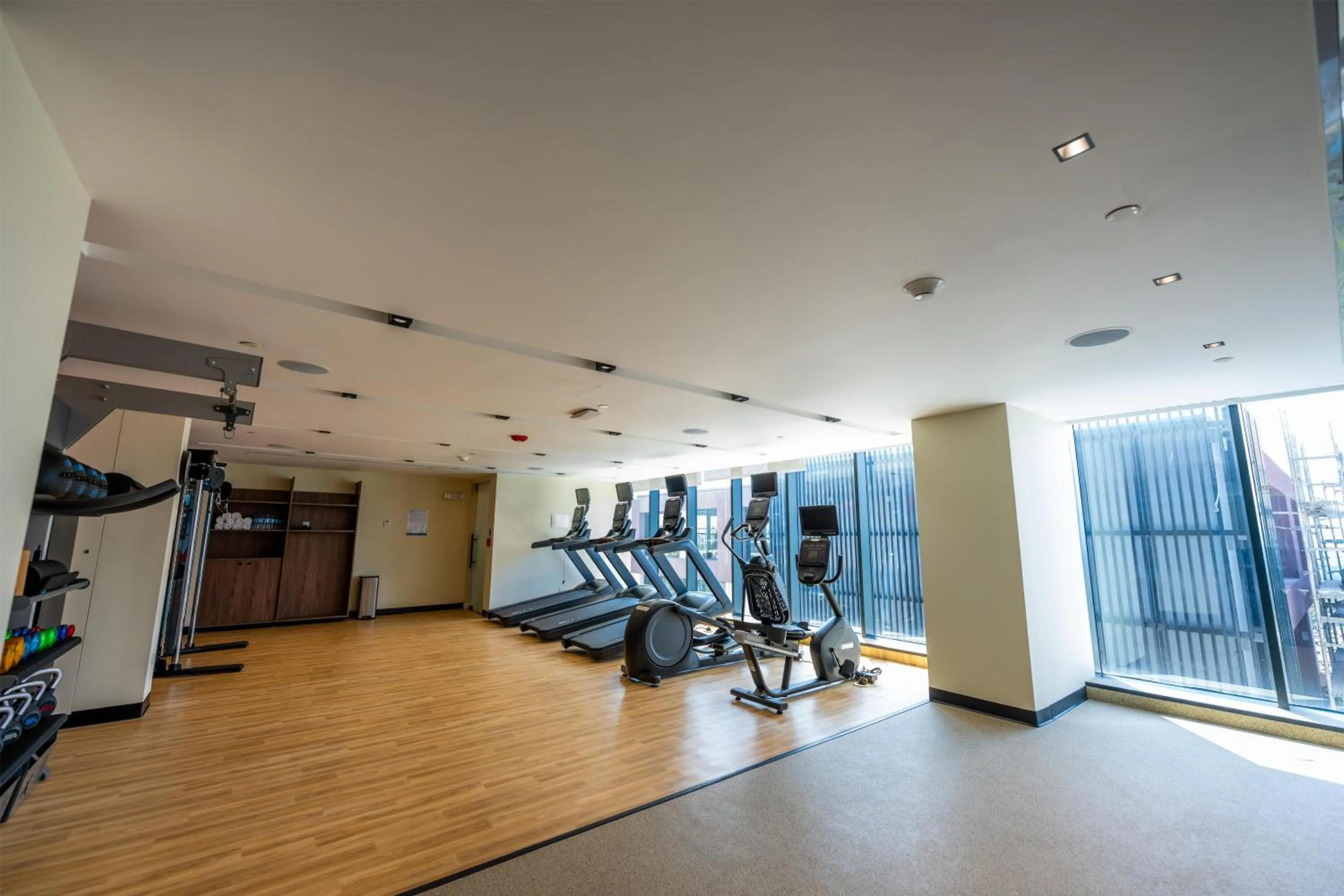 Fitness centre/facilities in Hotel Hampton By Hilton Santiago De Los Caballeros