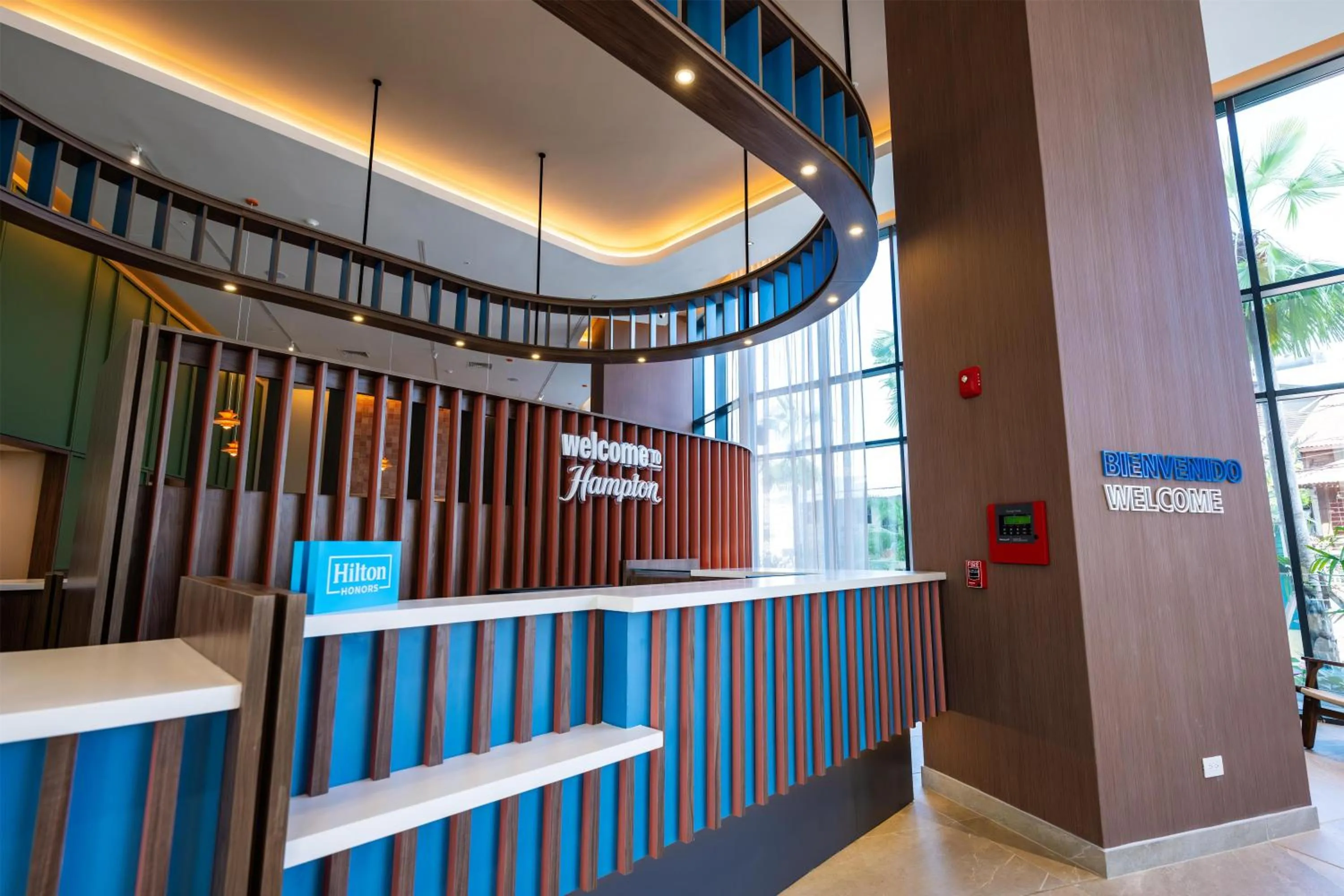 Lobby or reception in Hotel Hampton By Hilton Santiago De Los Caballeros