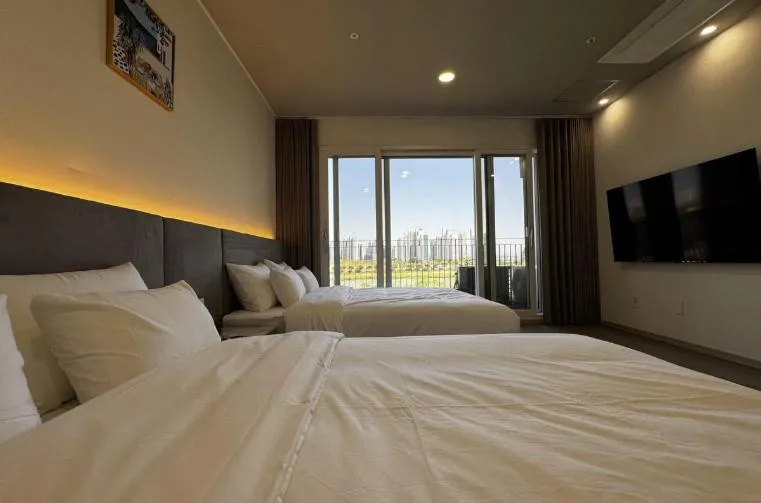 Bed in Centum Hotel Mokpo Namak branch
