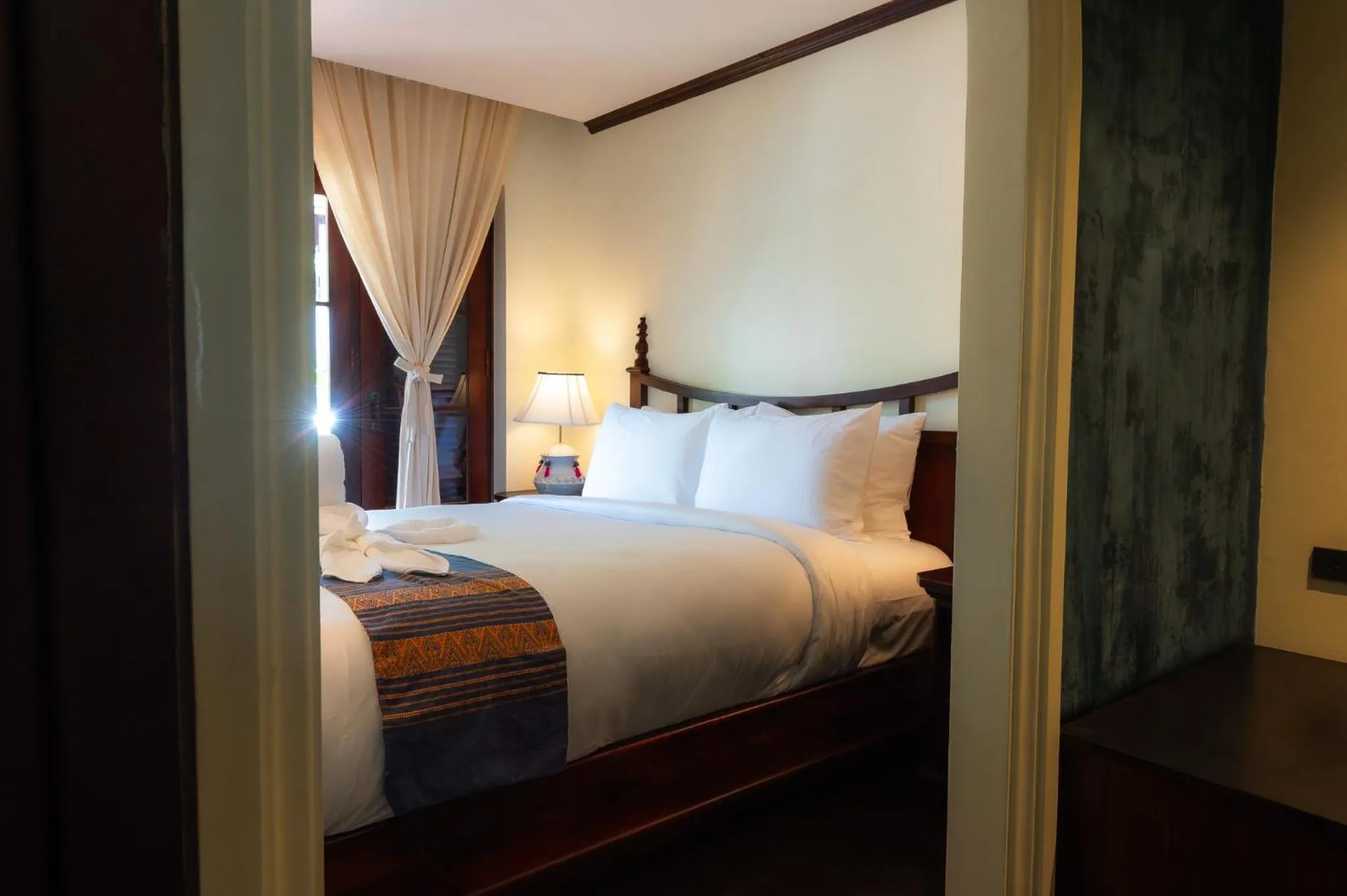 Bed in Sengphachanh Heritage Boutique