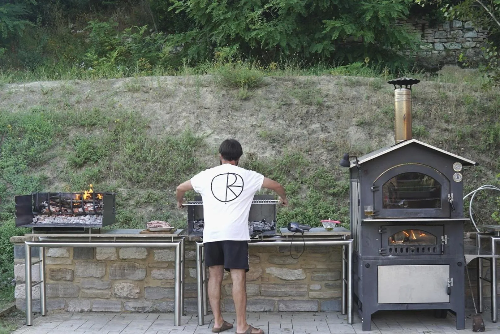 BBQ facilities in Agriturismo Colle Casini Cortesi