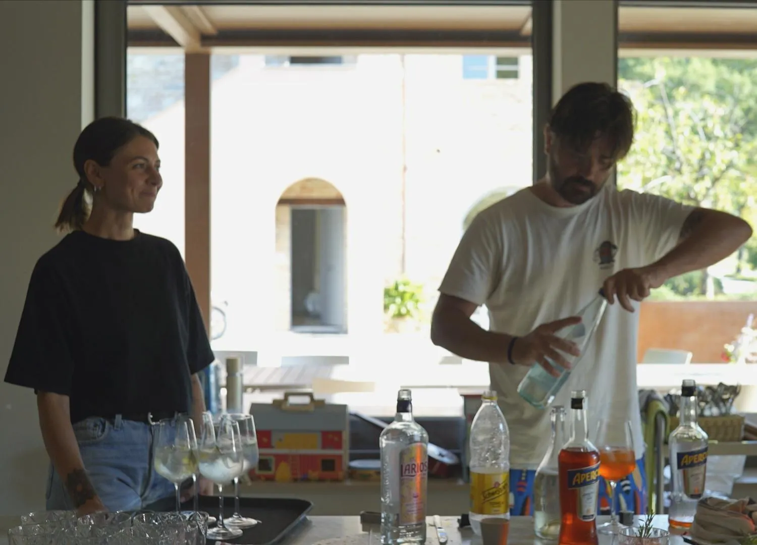 Food and drinks in Agriturismo Colle Casini Cortesi