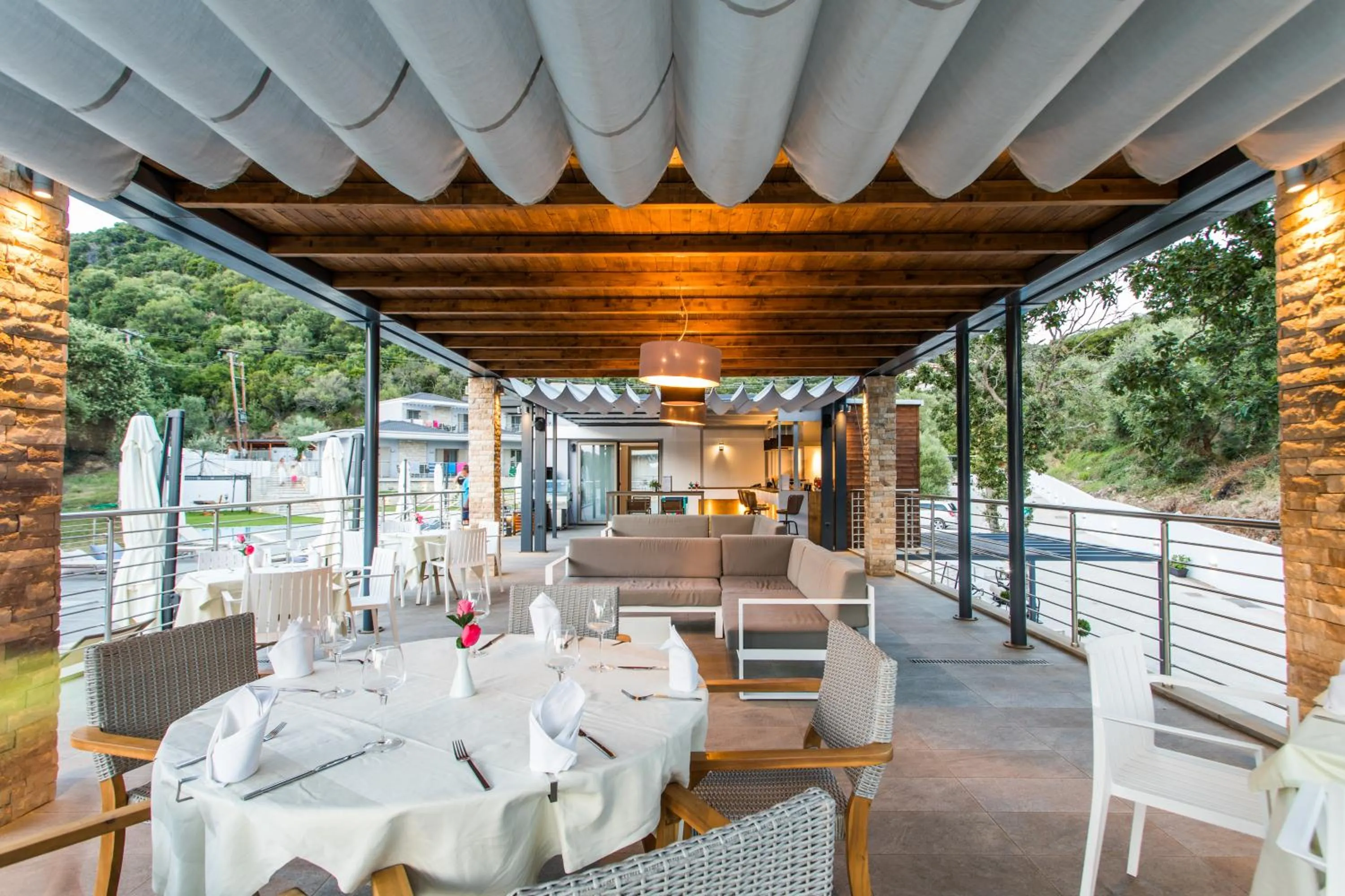 Restaurant/places to eat in Aqua Oliva Resort Syvota