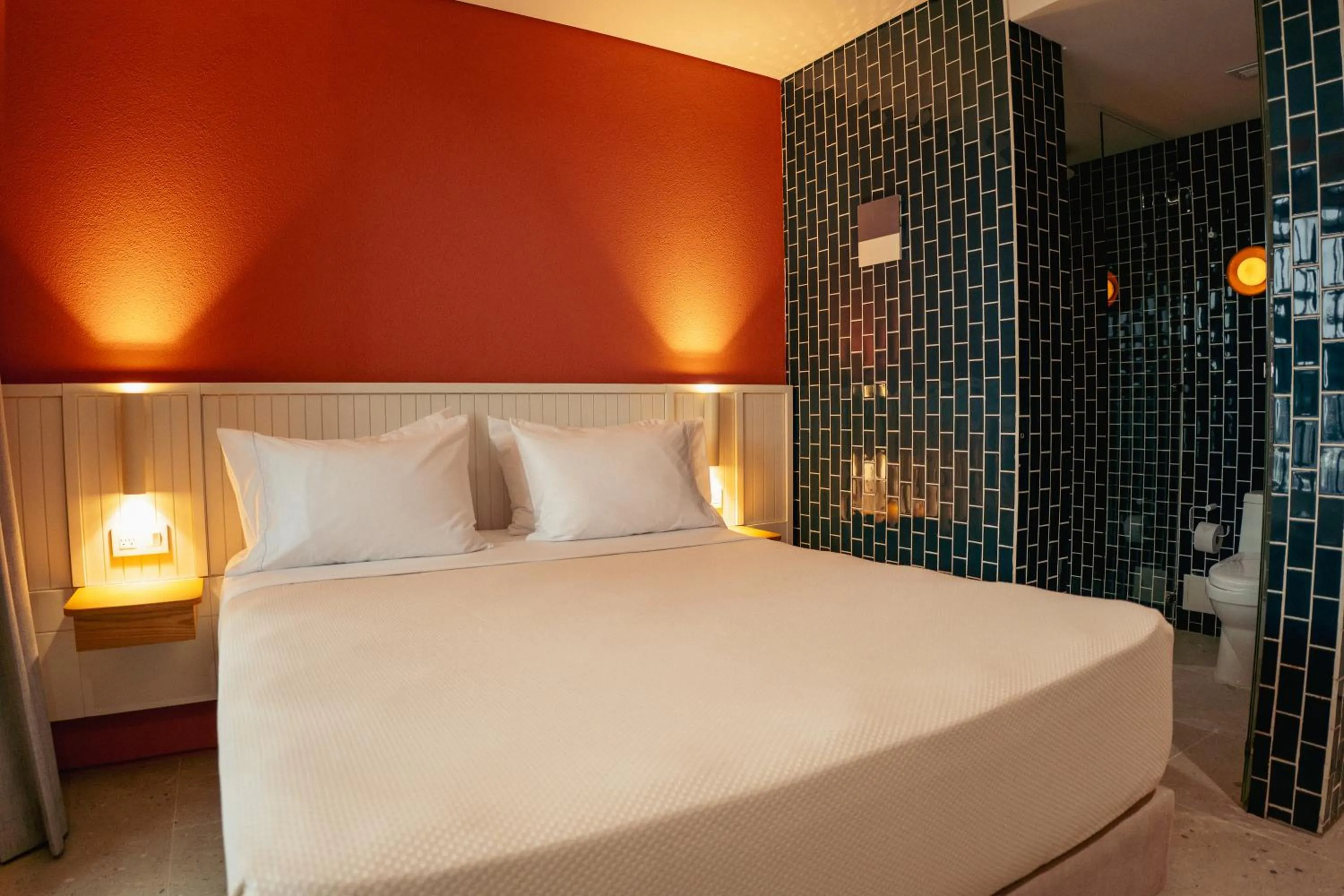 Bed in Zapadilly Tree Hotel