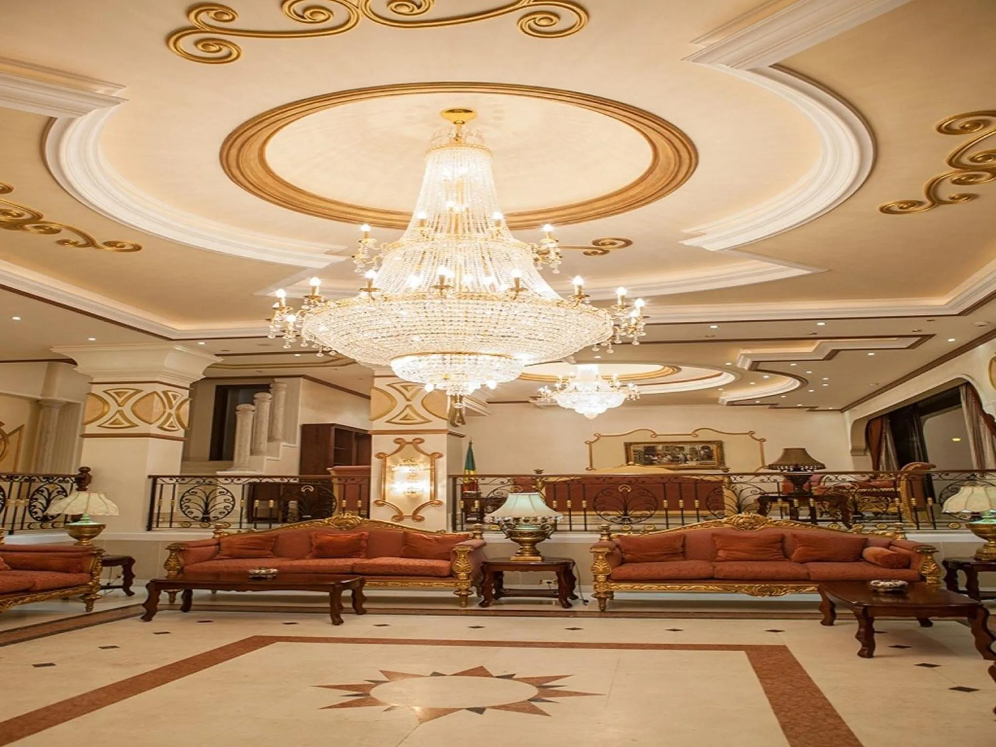 Communal lounge/ TV room in Atlantic Palace Hotel