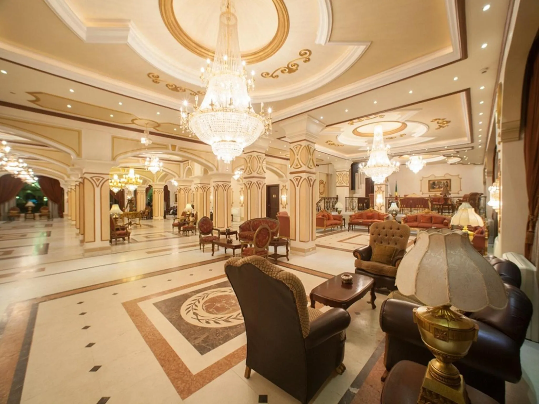 Communal lounge/ TV room in Atlantic Palace Hotel