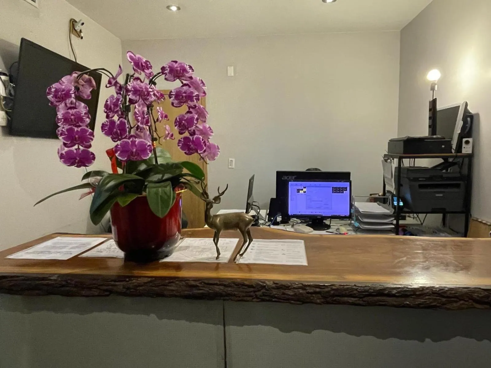 Lobby or reception in Dragon Gate Inn