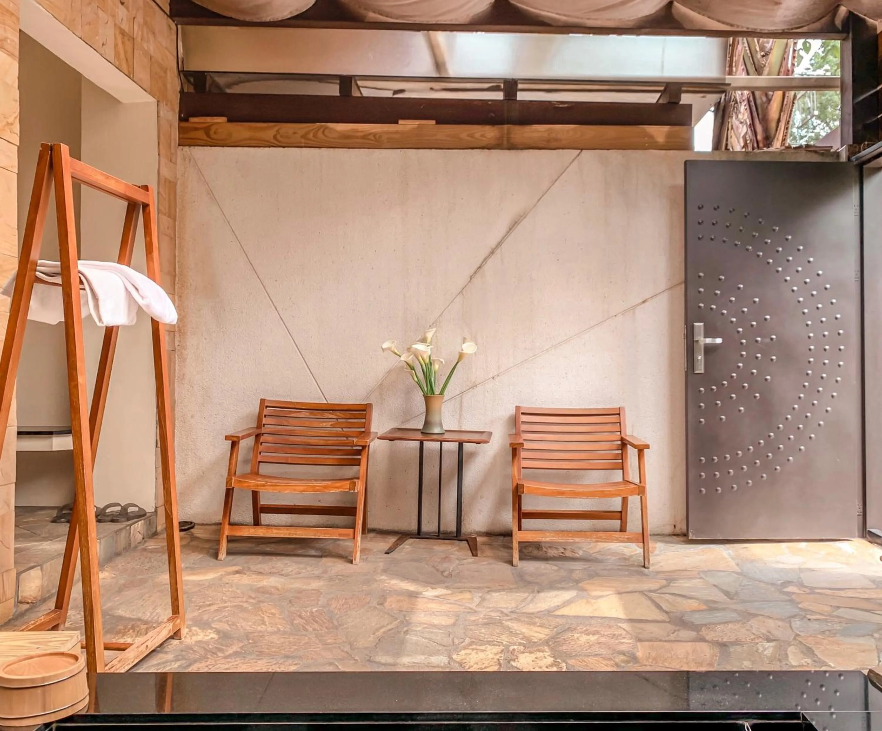 Patio in Yage Hotspring House