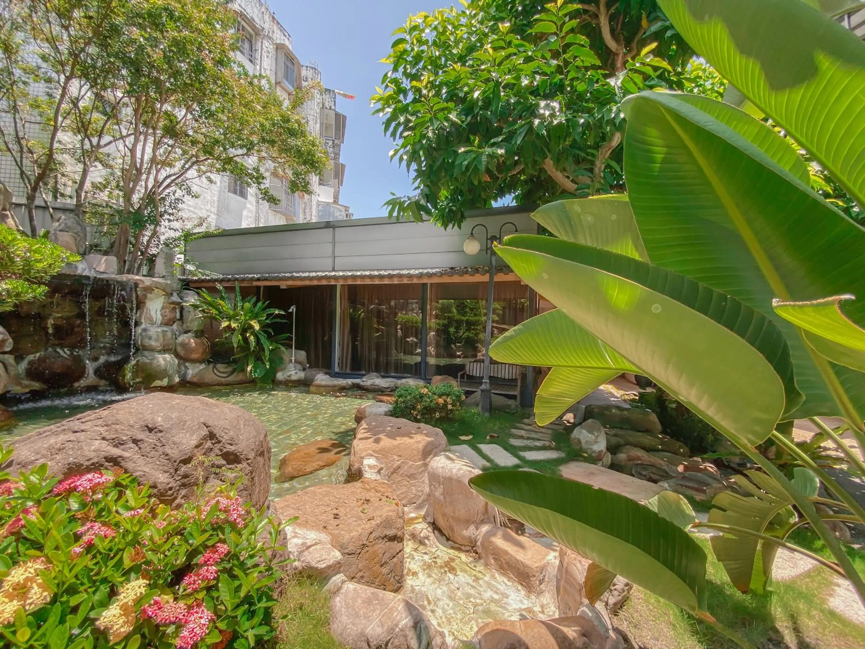 Patio in Yage Hotspring House