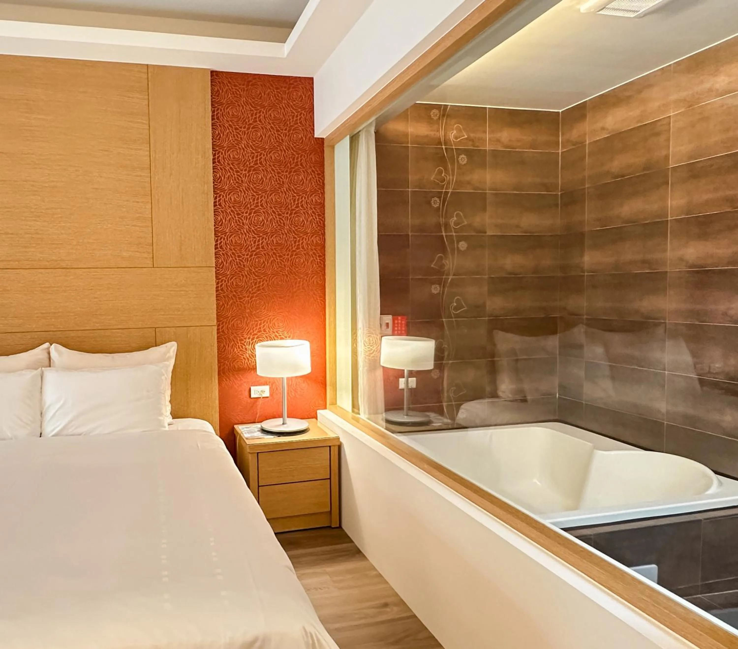 Bathroom, Bed in Yage Hotspring House