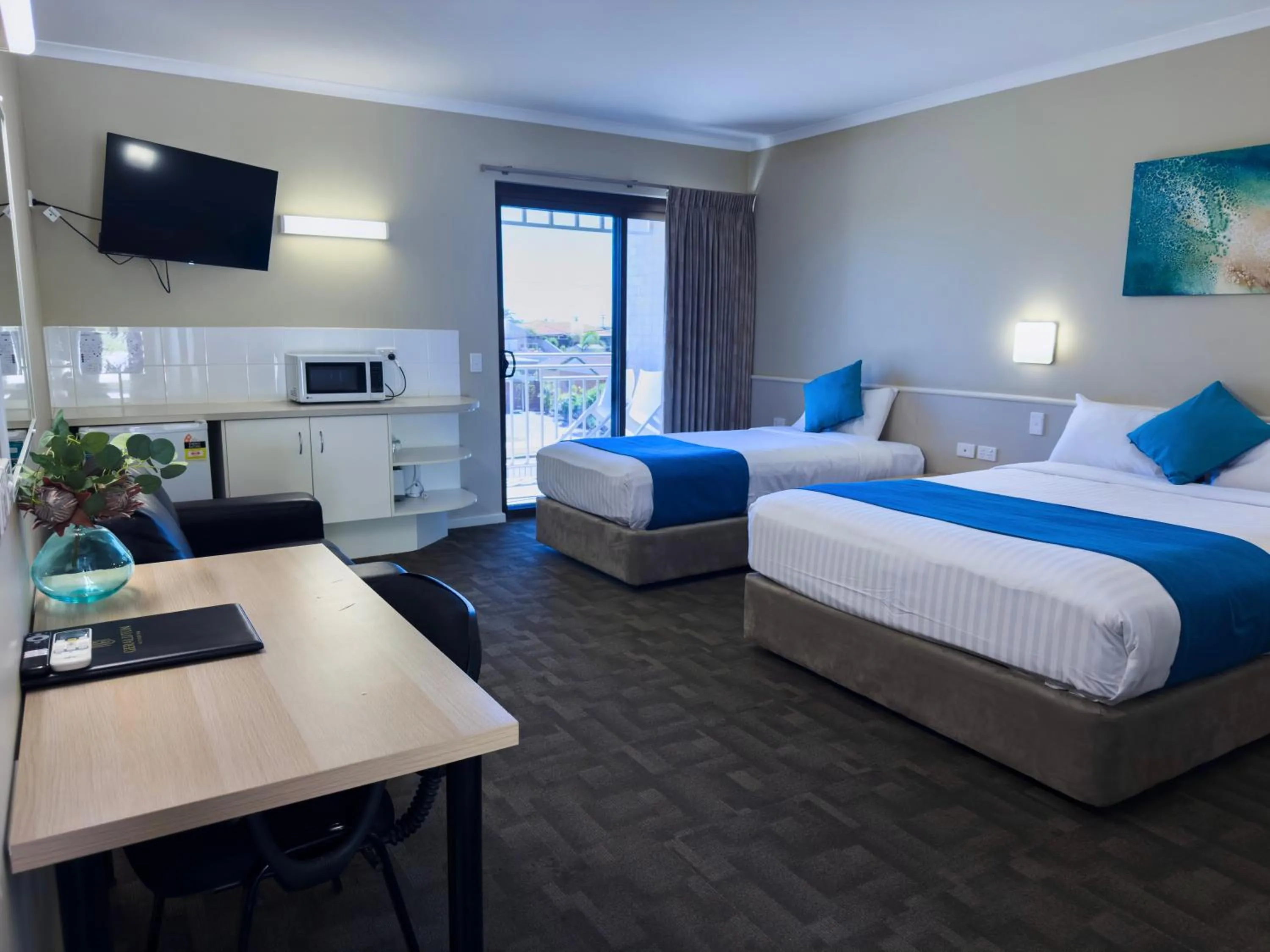 Bedroom, Bed in Geraldton Motor Inn