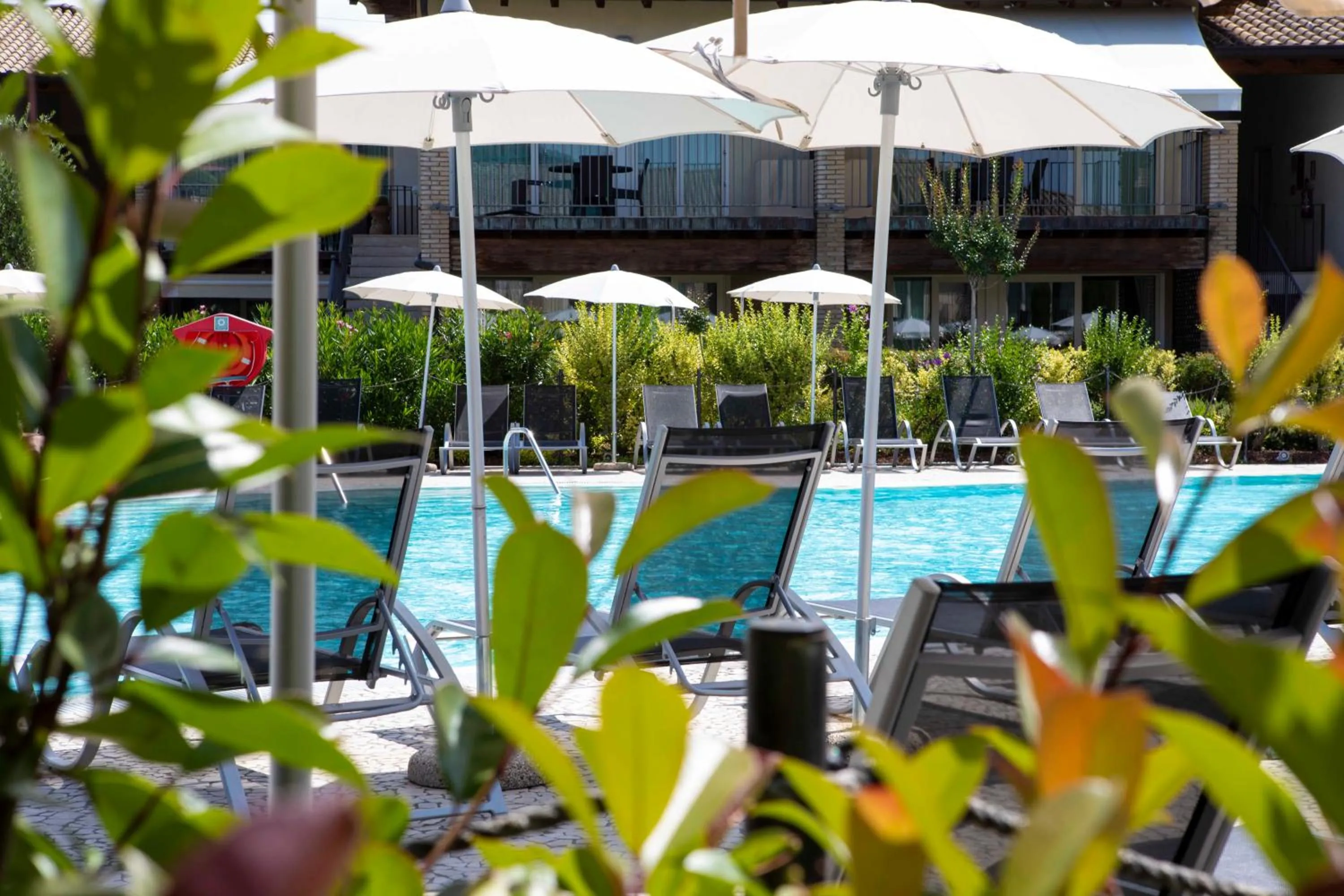 Pool view in Lake Garda Resort