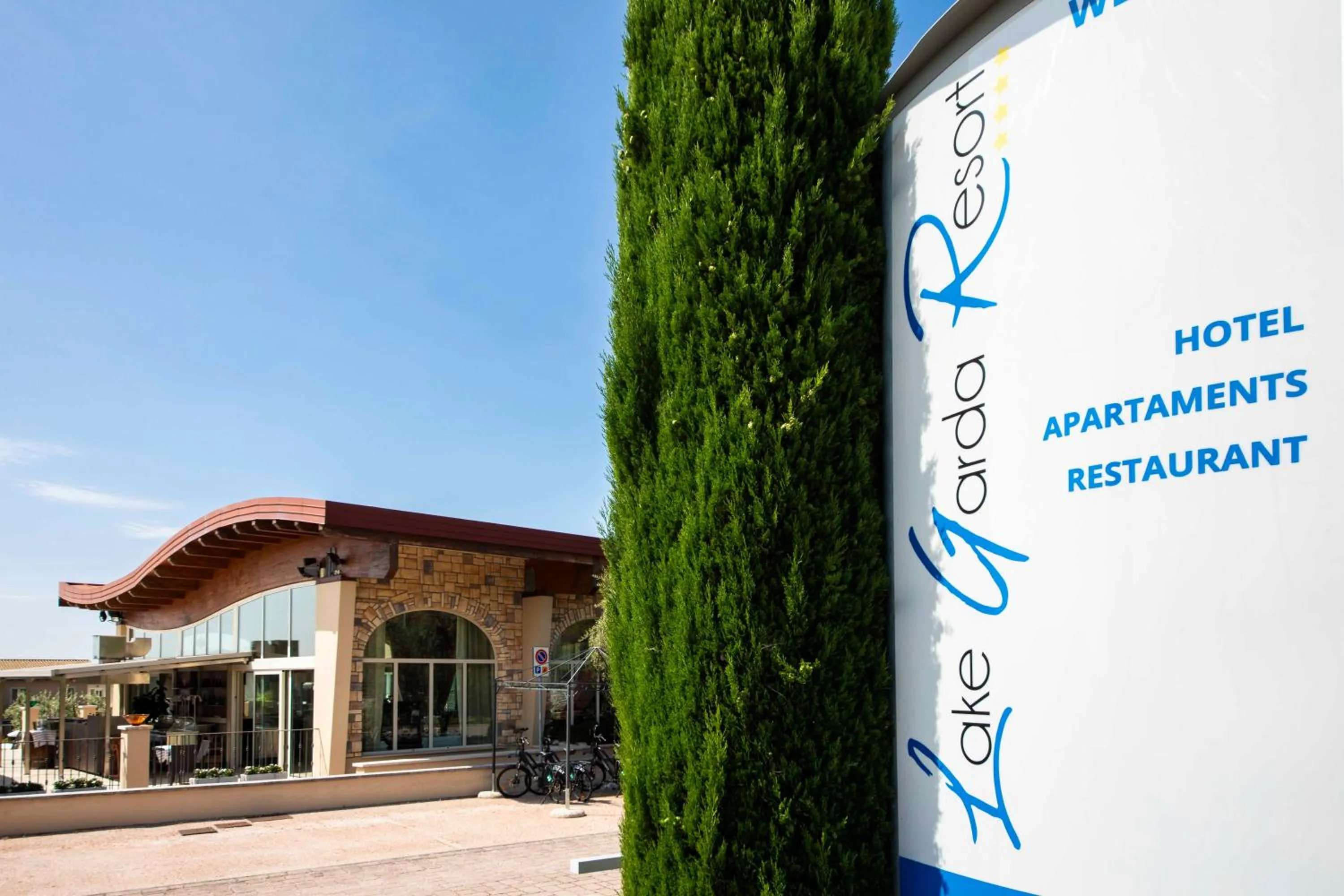 Property building in Lake Garda Resort