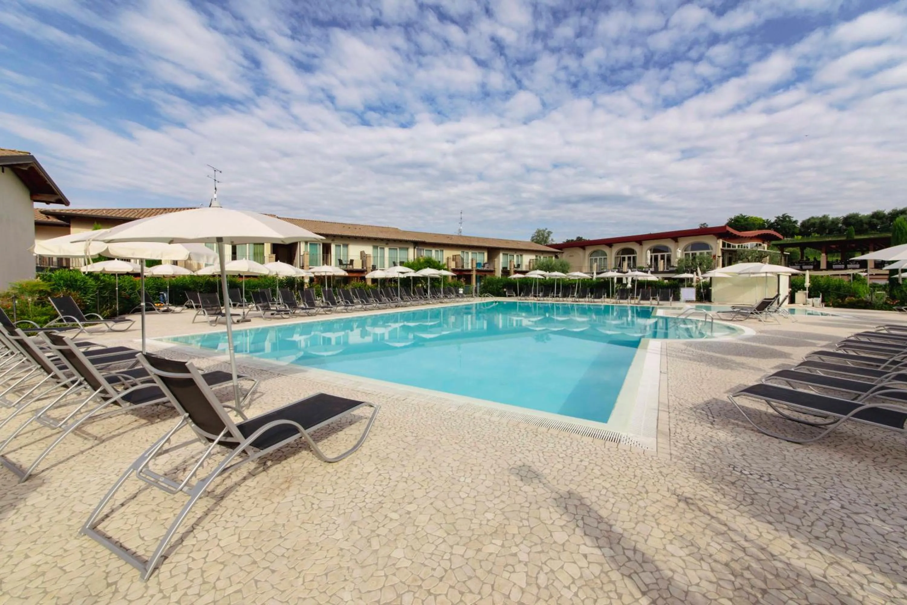 Pool view in Lake Garda Resort