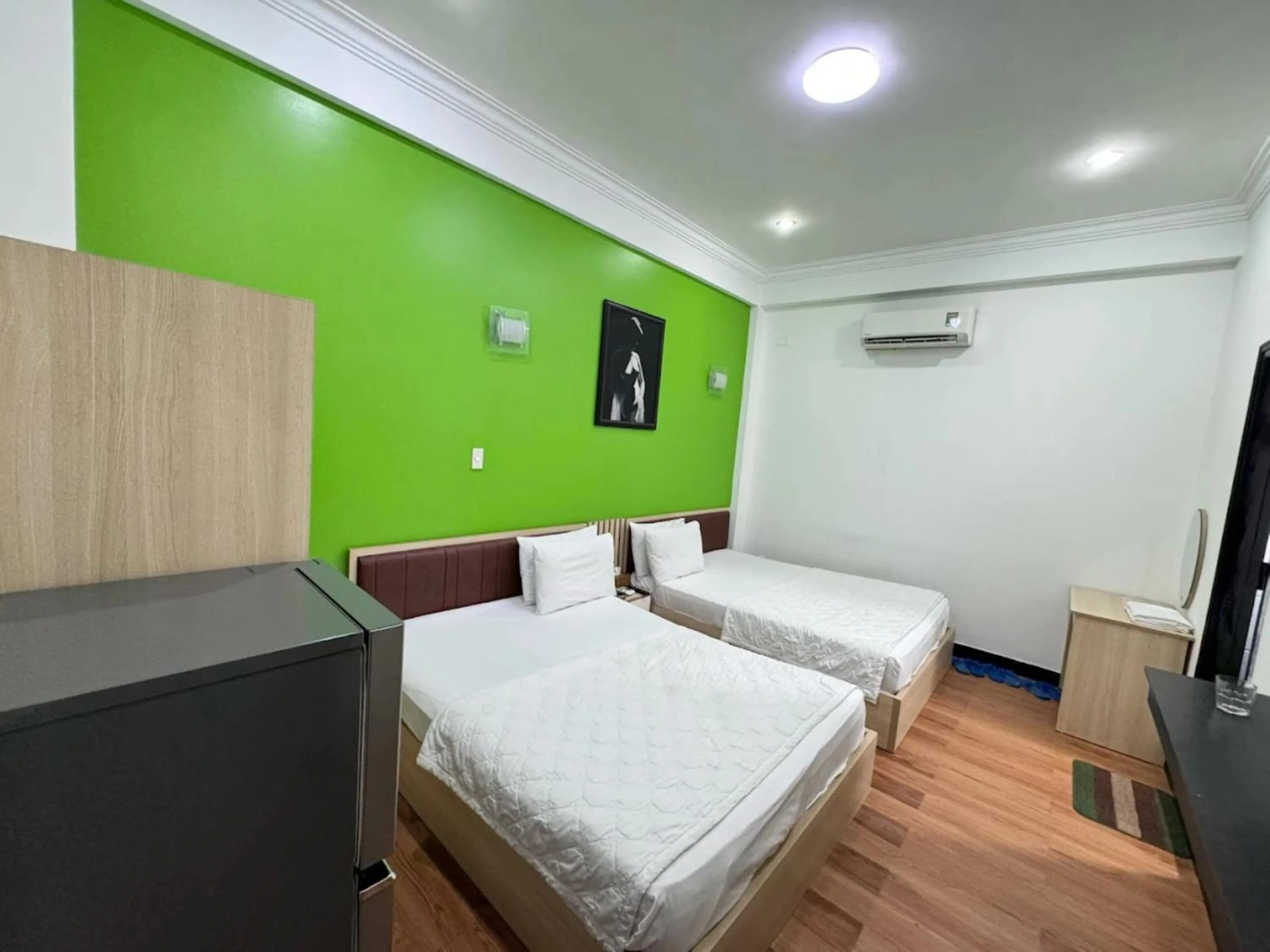 Bed in Minh Hà Hotel Hồ Chí Minh