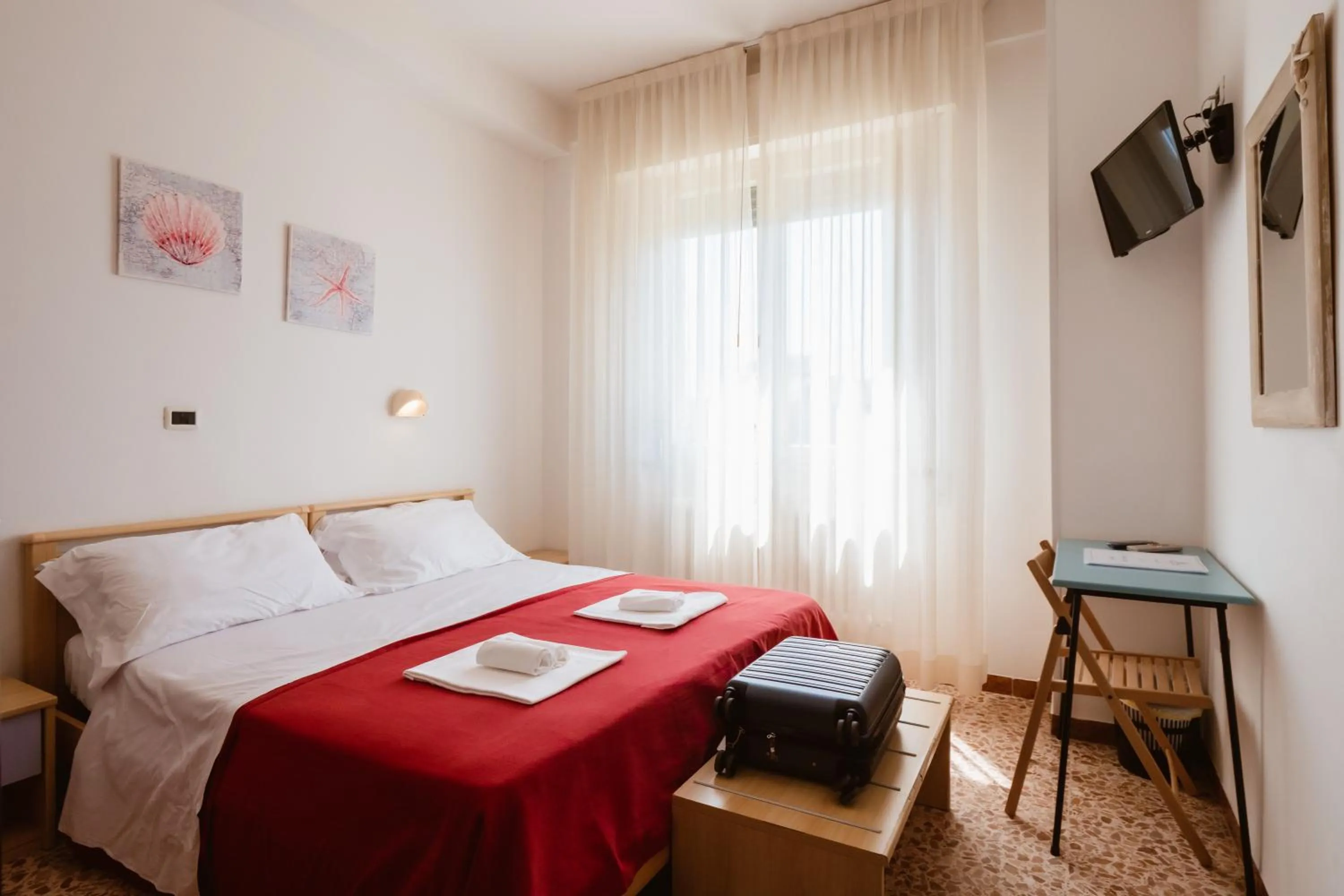 Bed in Hotel Villa del Mare