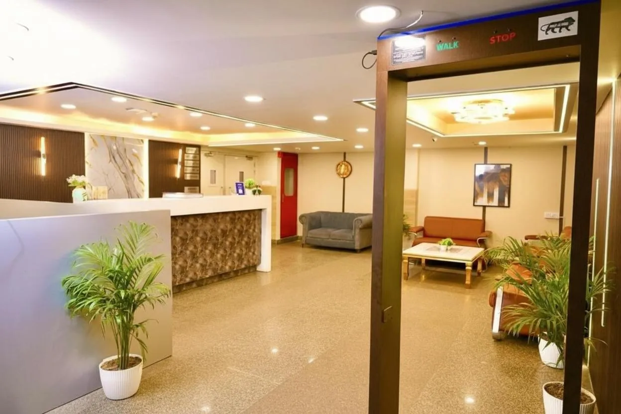 Lobby or reception in Hotel Royal Saffron by Majesta Stays