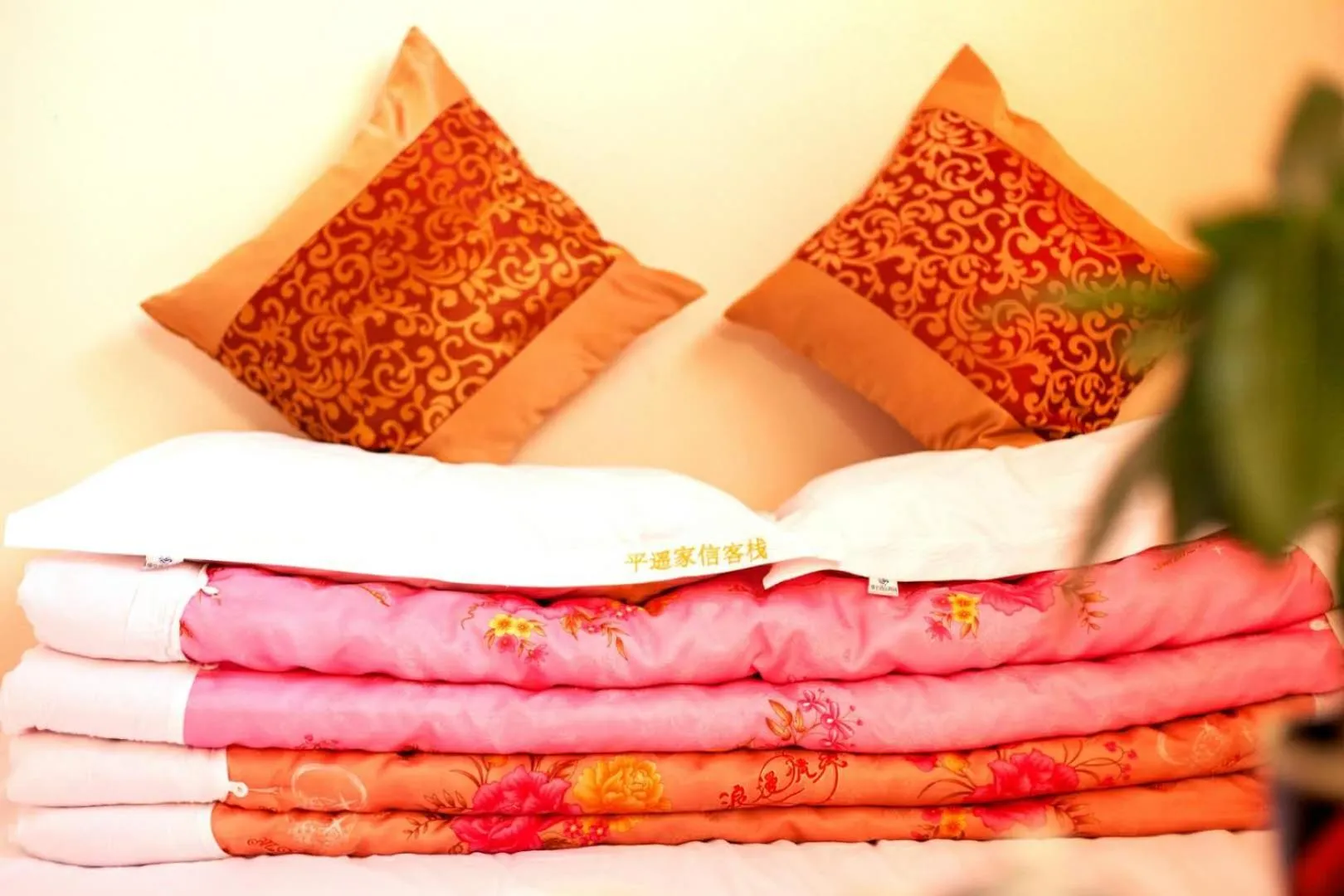 Bed in Pingyao Jiaxin Guesthouse