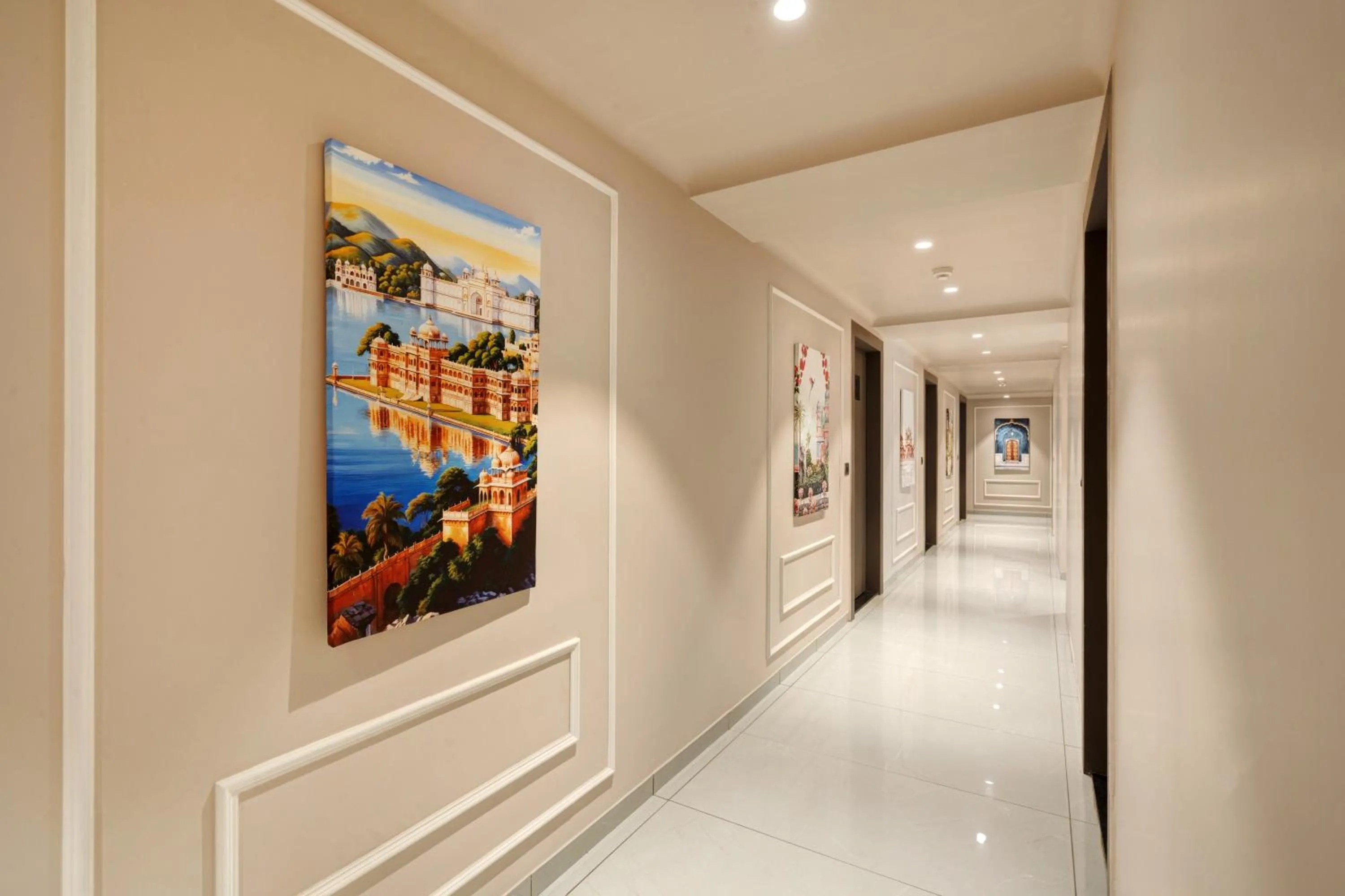 Decorative detail in Hotel Royal Time