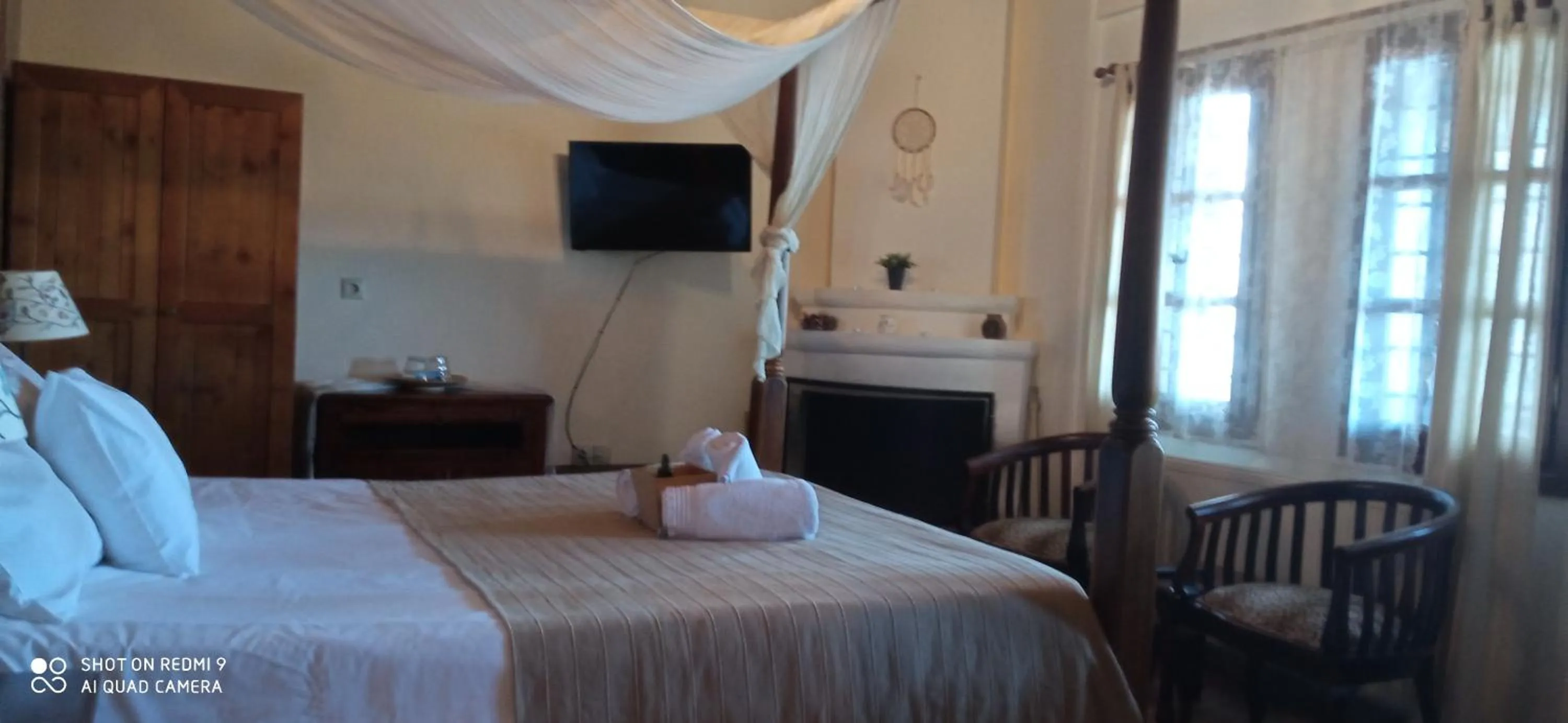 Deluxe Double Room with Sea View in Enastron Guesthouse