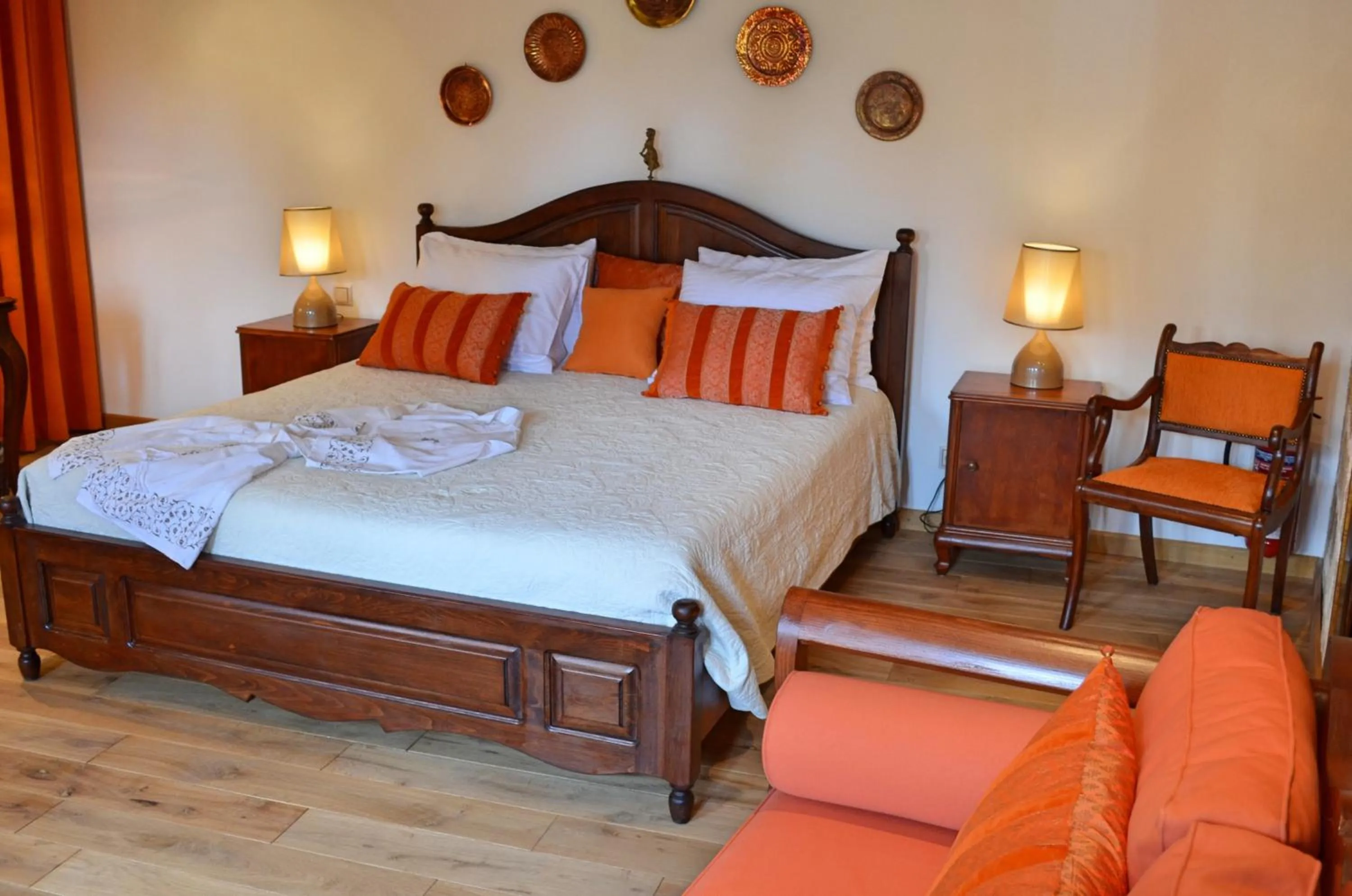 Bed in Hotel Ellique