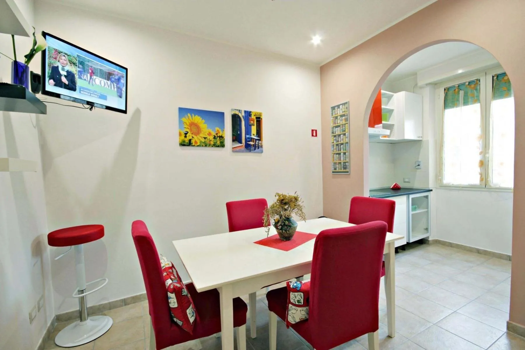 Communal kitchen in B&B Clelia