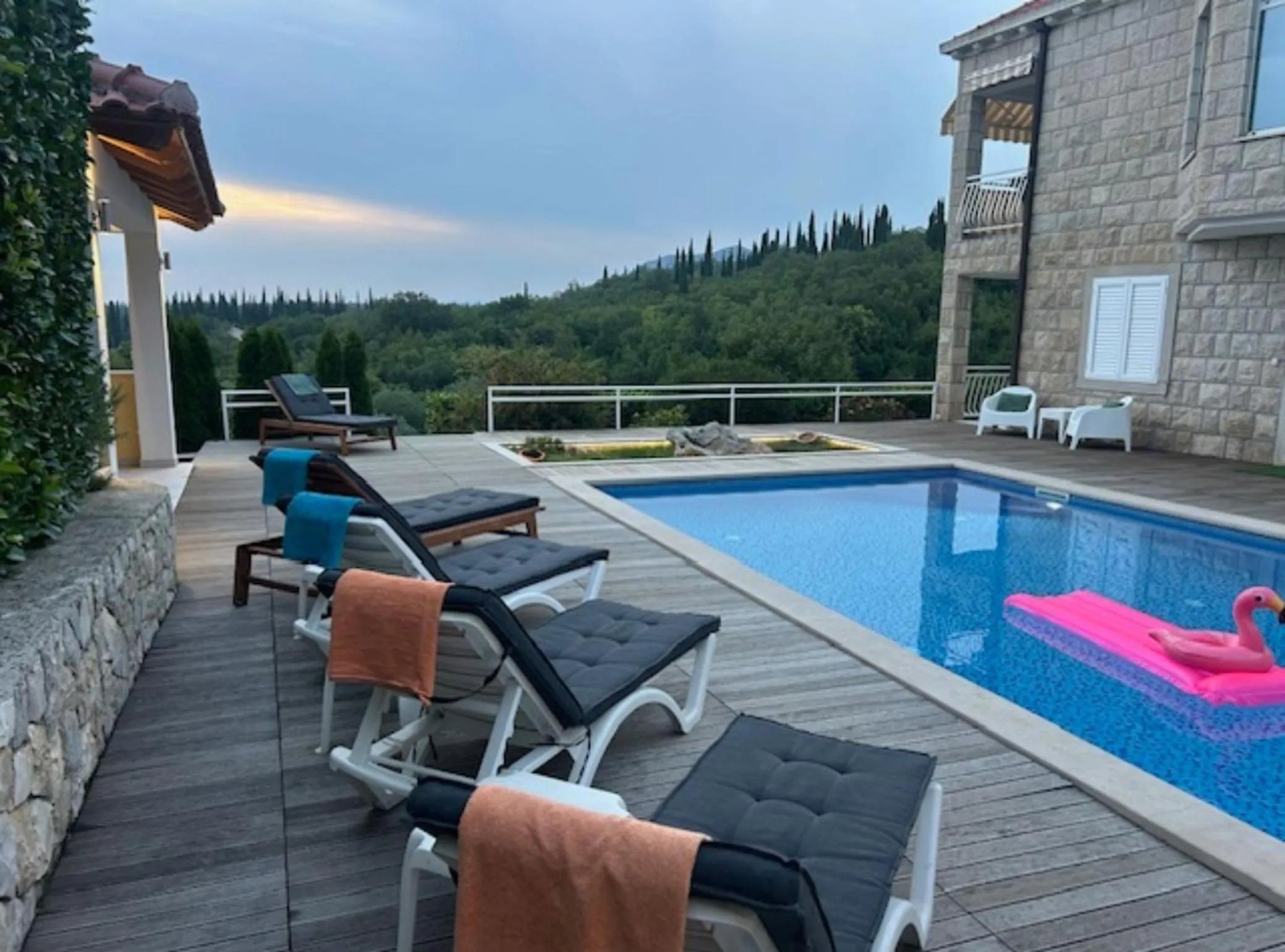 Swimming pool in Villa Oasis Cypress