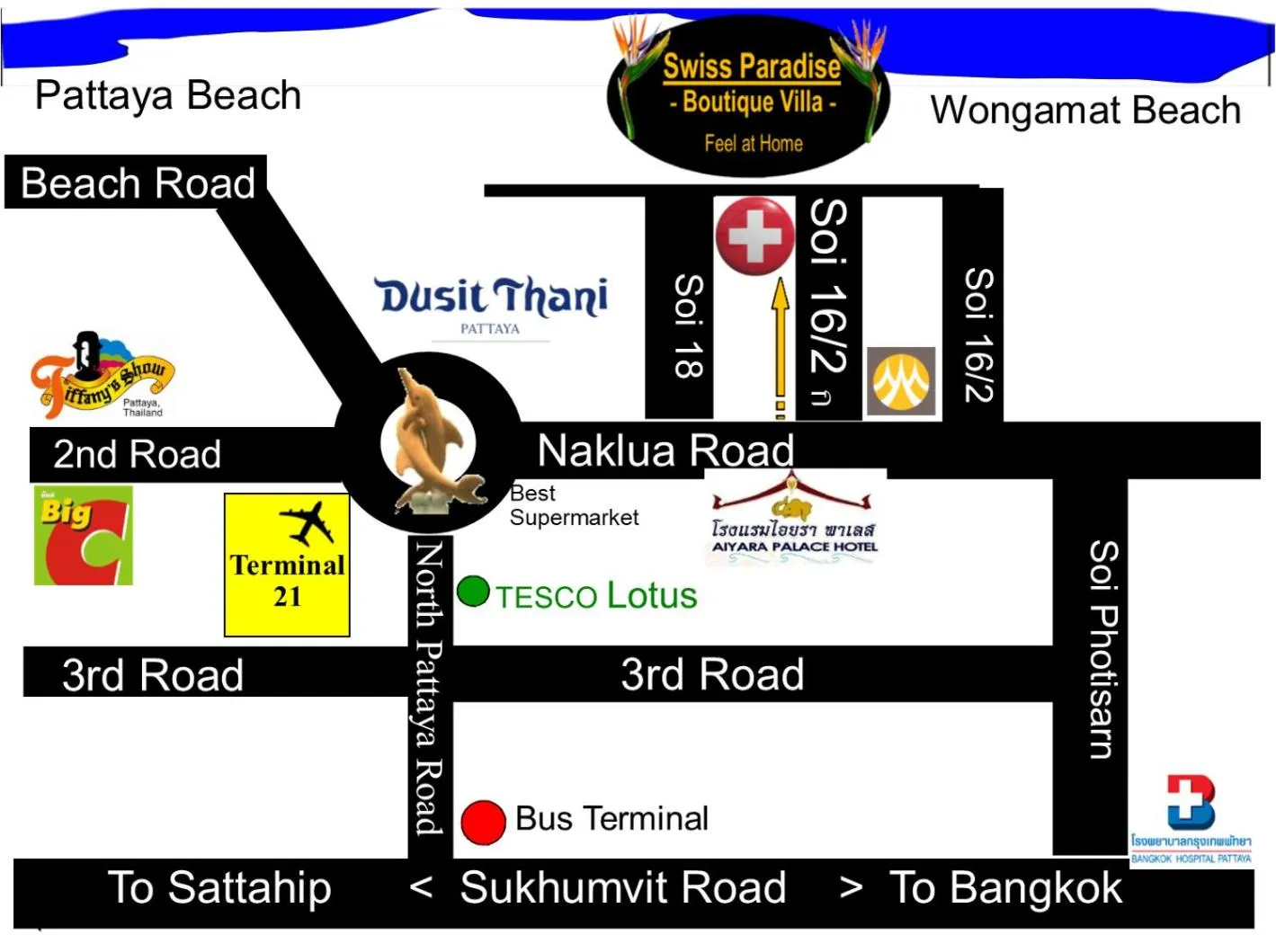 Property logo or sign in Swiss Paradise Boutique Villa