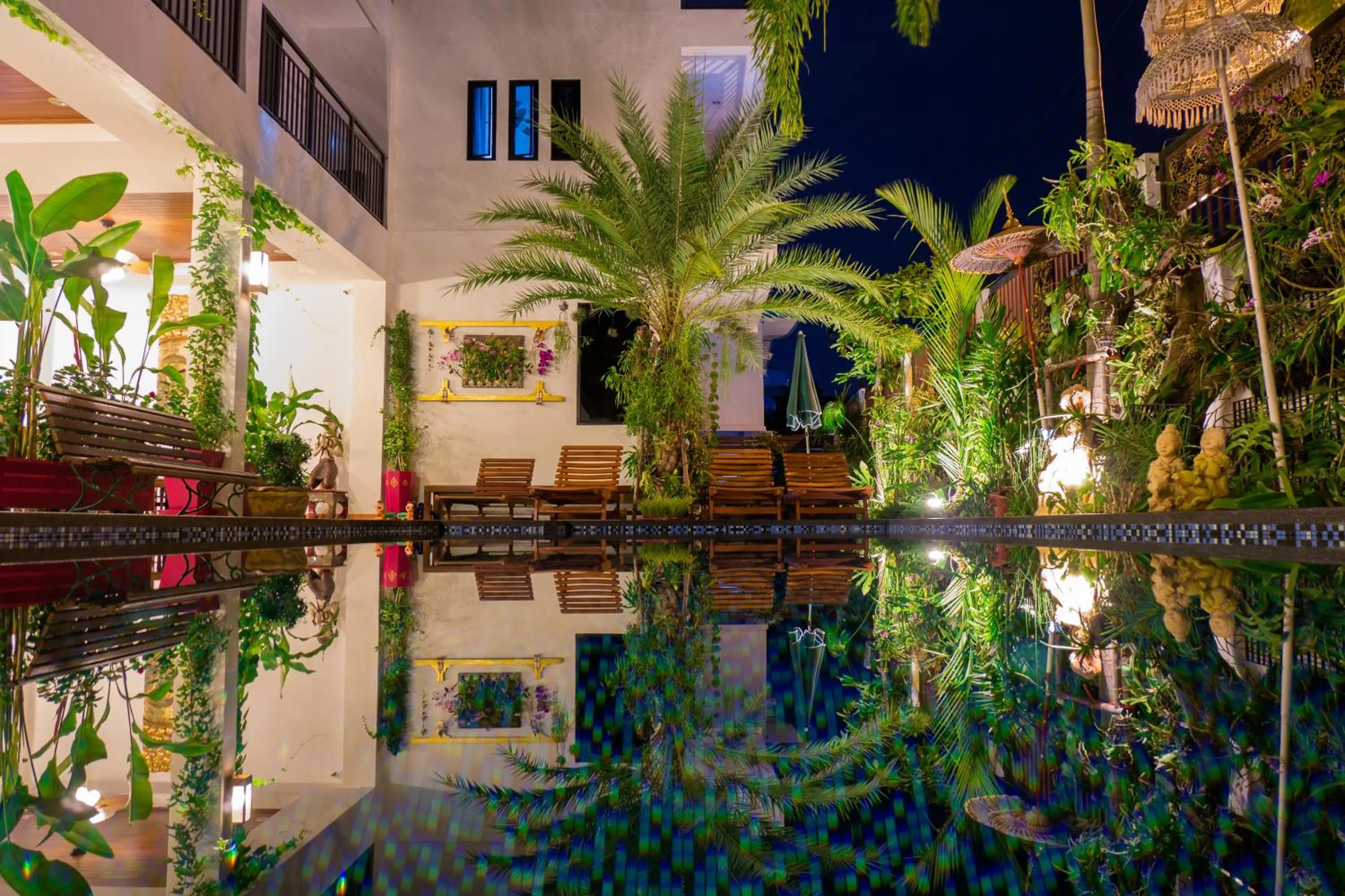 Swimming pool in Swiss Paradise Boutique Villa