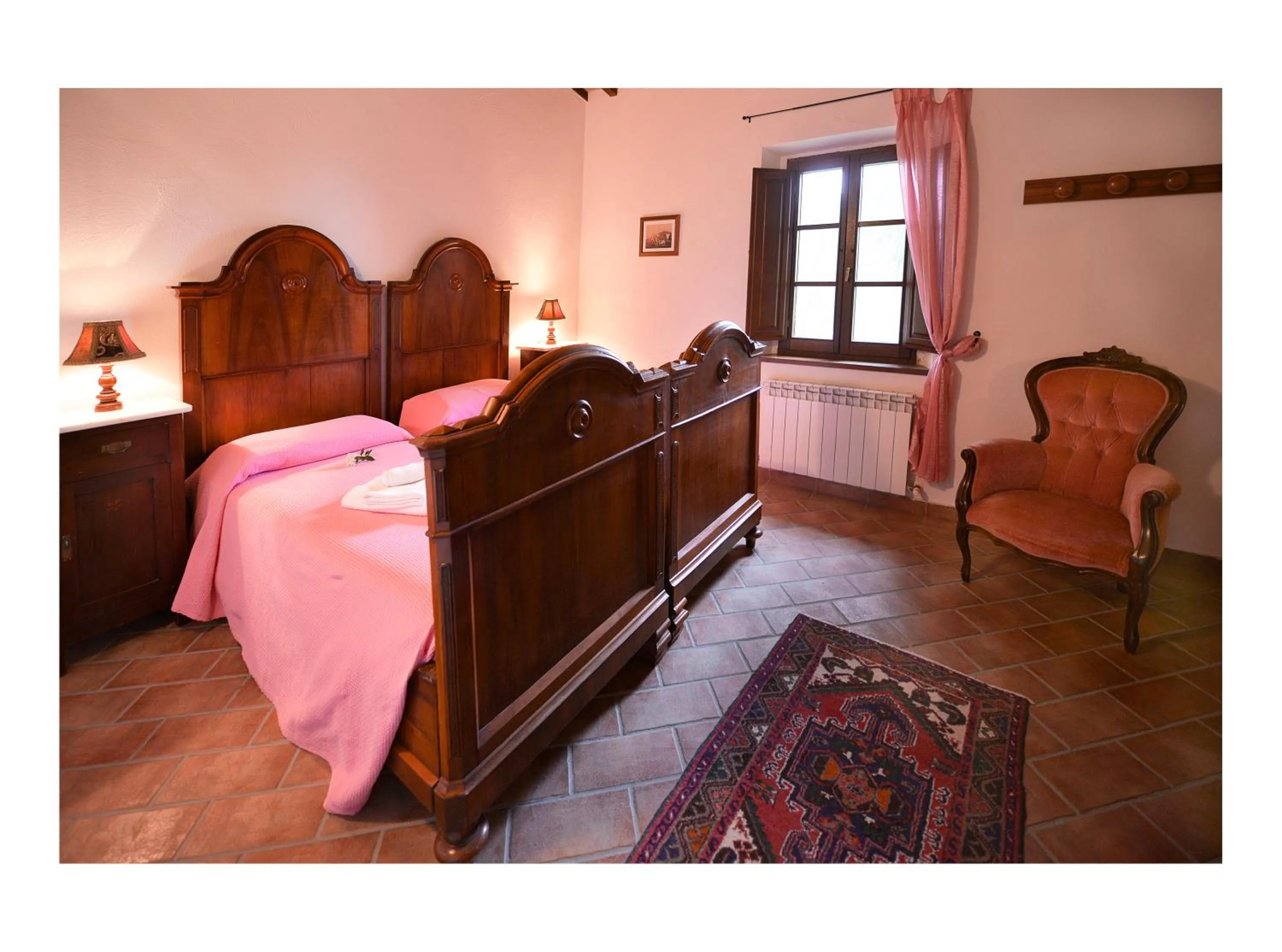 Bedroom, Bed in Podere Suvignano