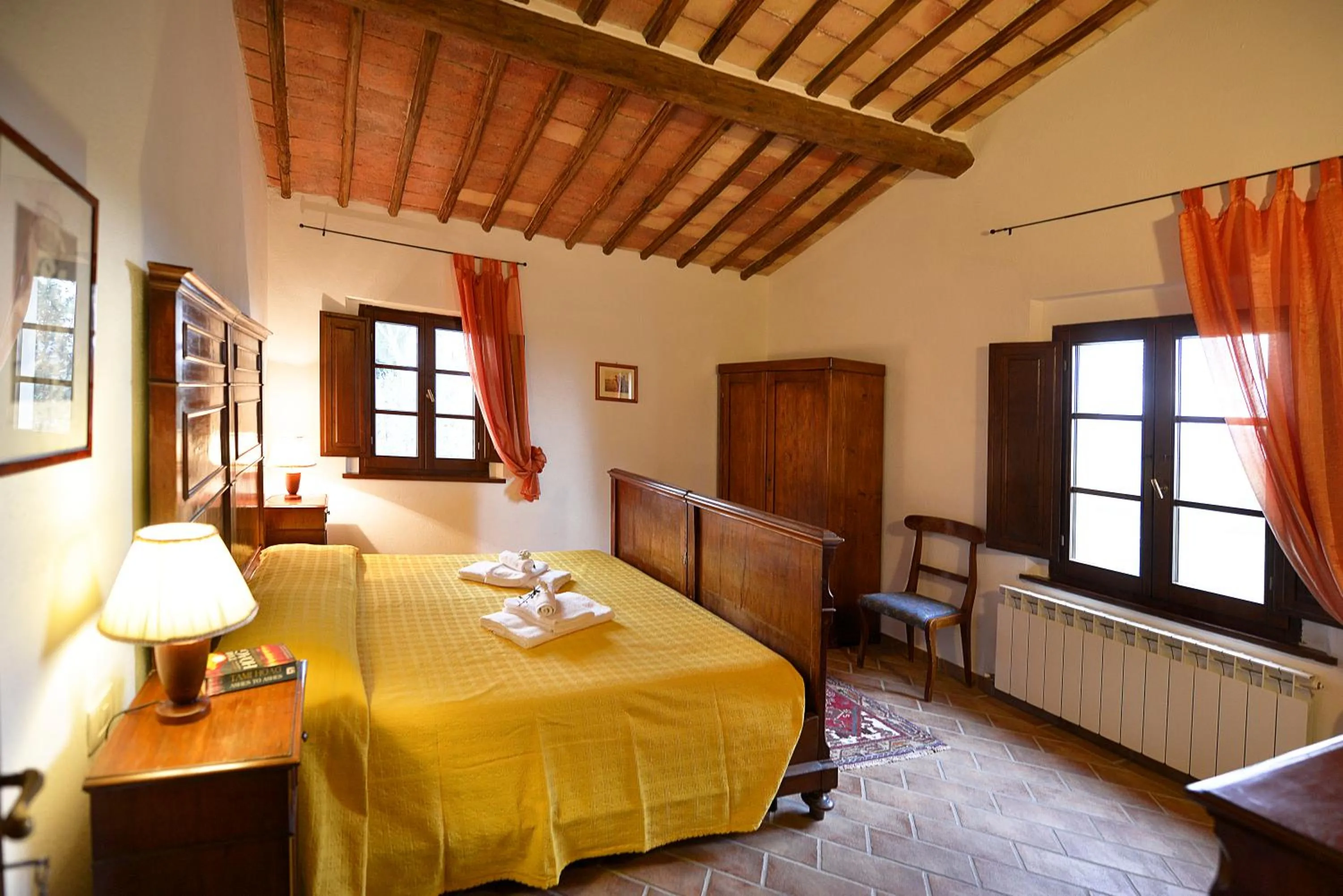 Bedroom, Bed in Podere Suvignano