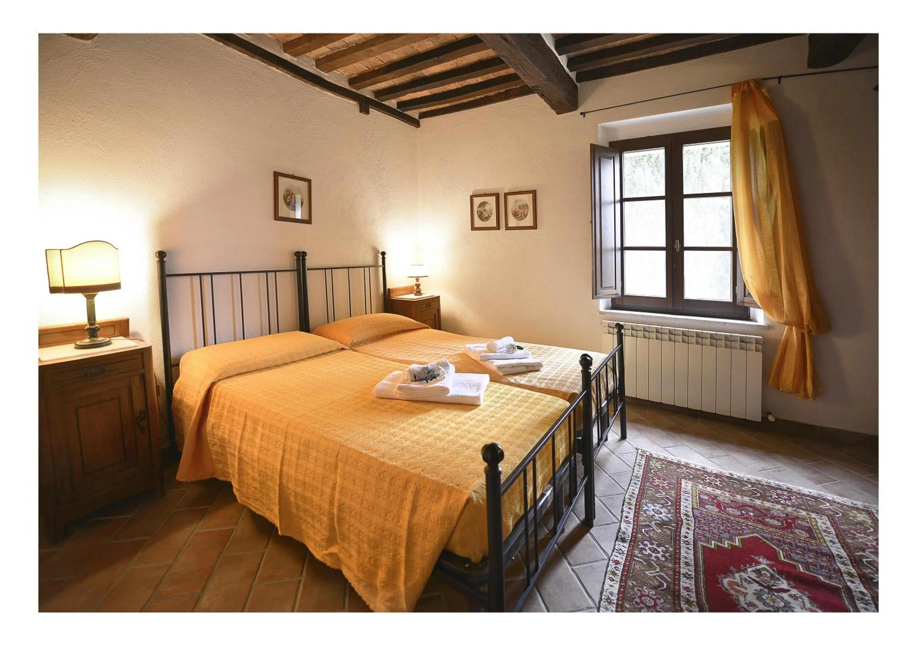 Bedroom, Bed in Podere Suvignano