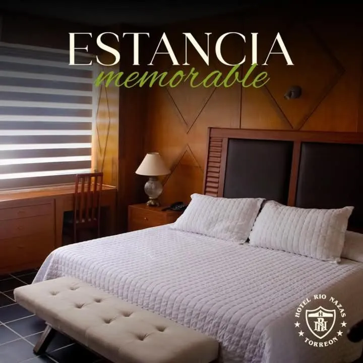 Bed in Hotel Rio Nazas