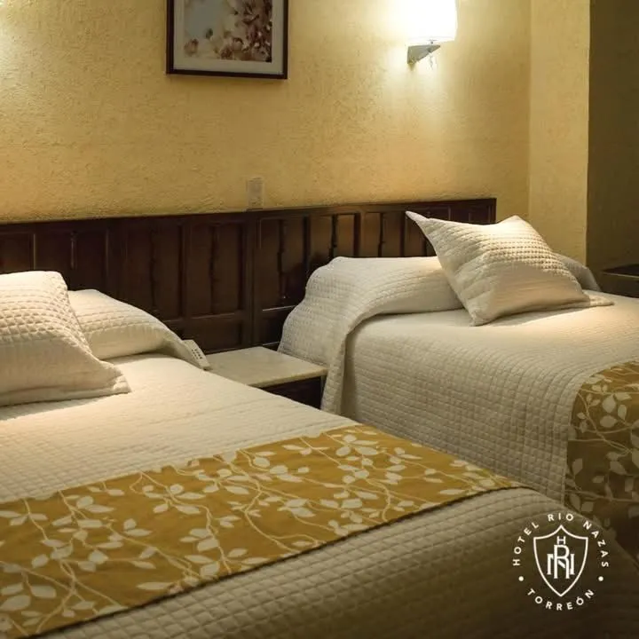 Bed in Hotel Rio Nazas