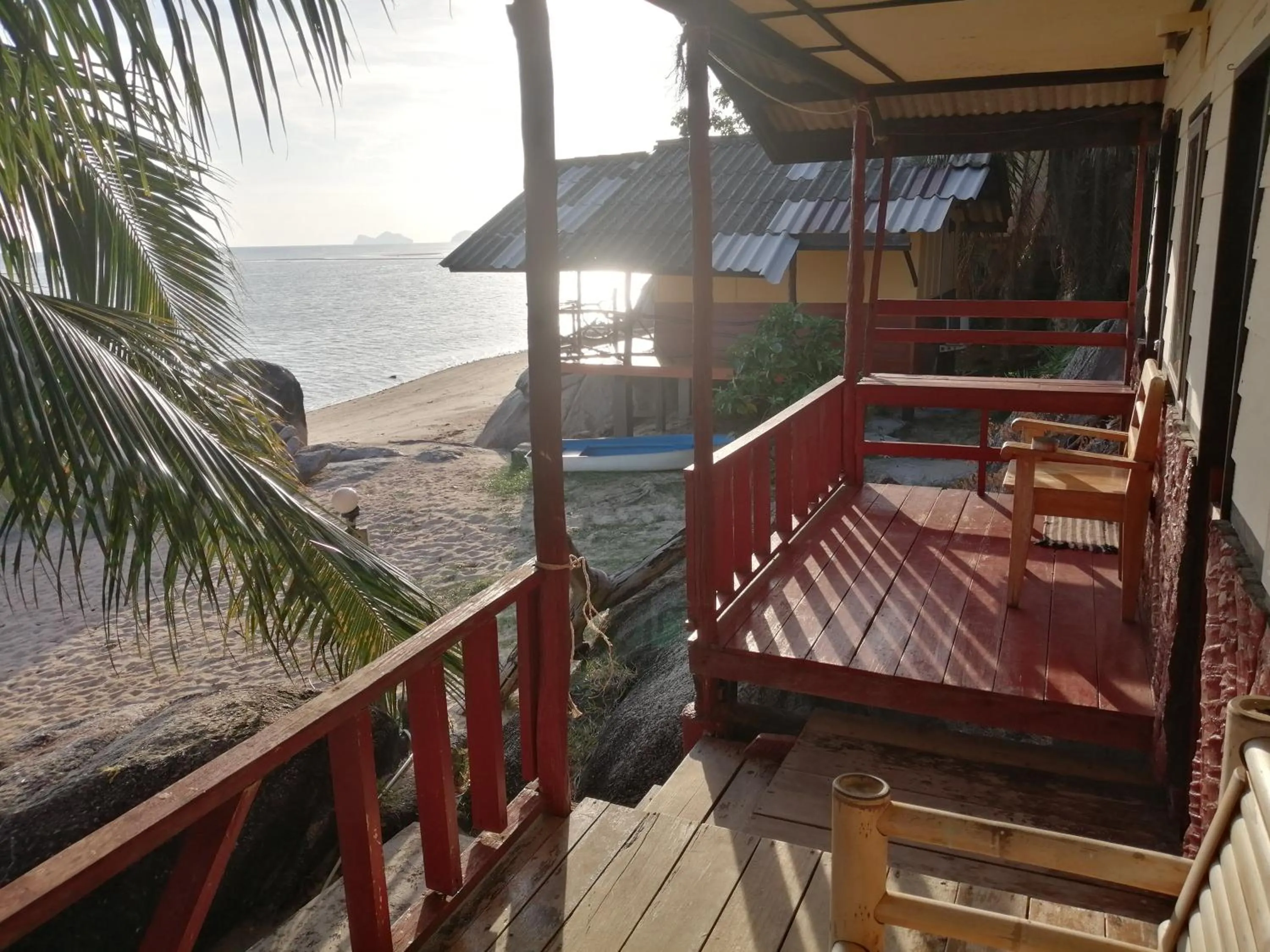 Balcony/Terrace in Golden Beach Resort Koh Phangan
