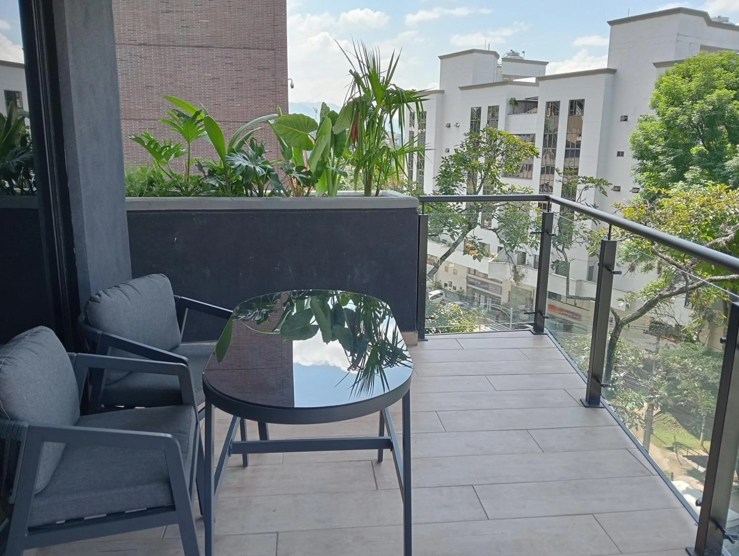 Balcony/Terrace in Hotel Rulay Medellin