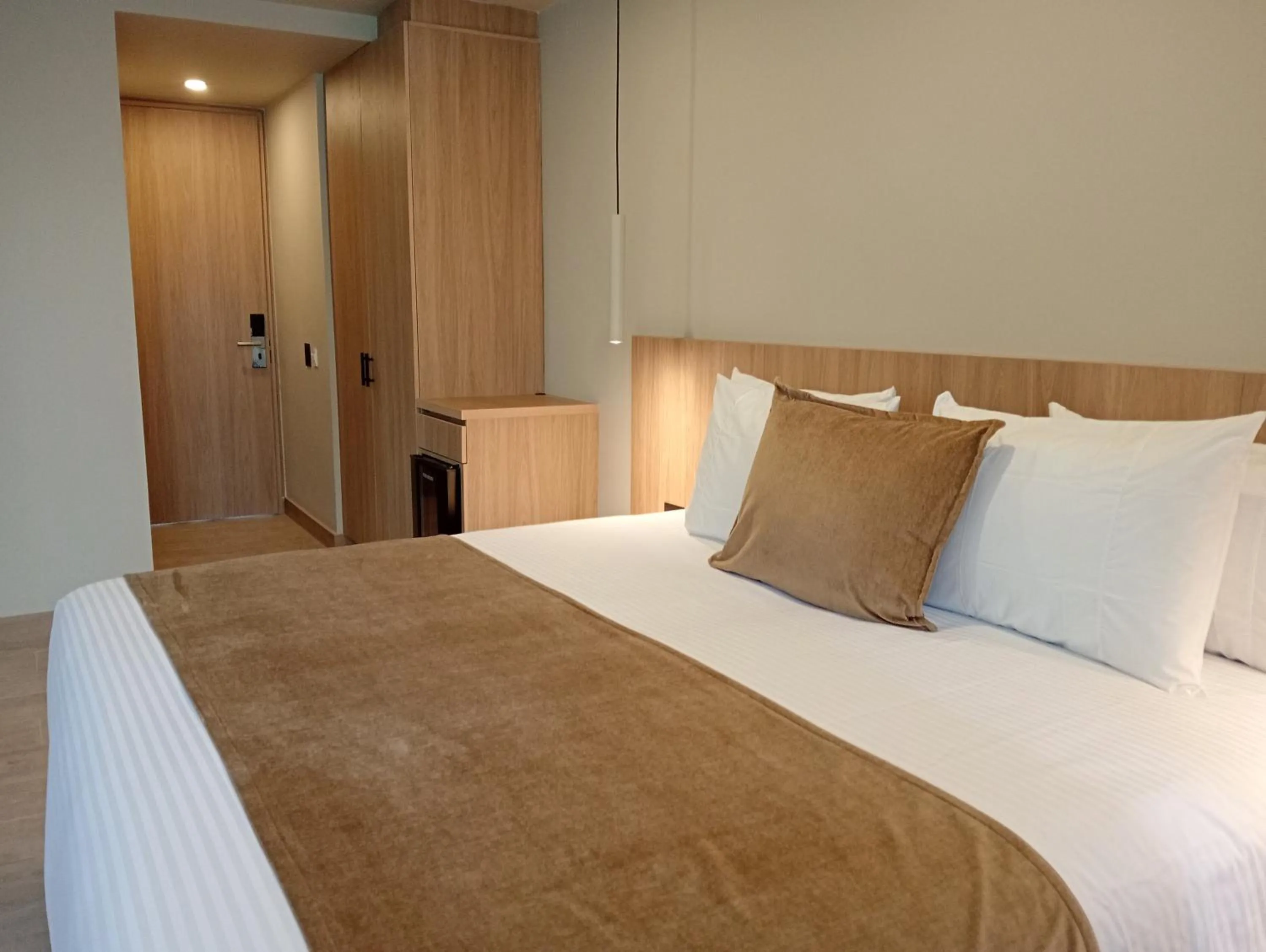 Bed in Hotel Rulay Medellin