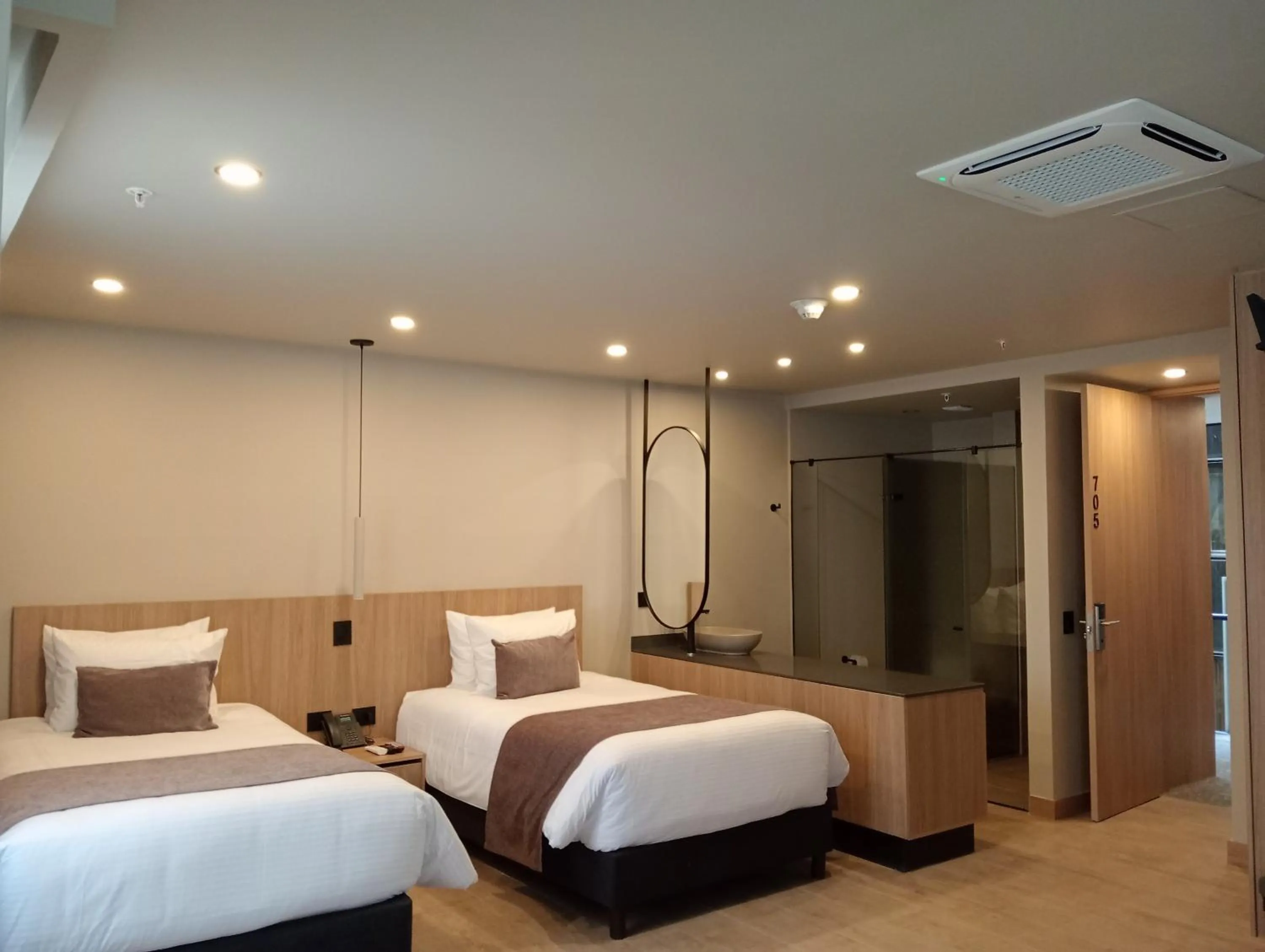 Bedroom, Bed in Hotel Rulay Medellin