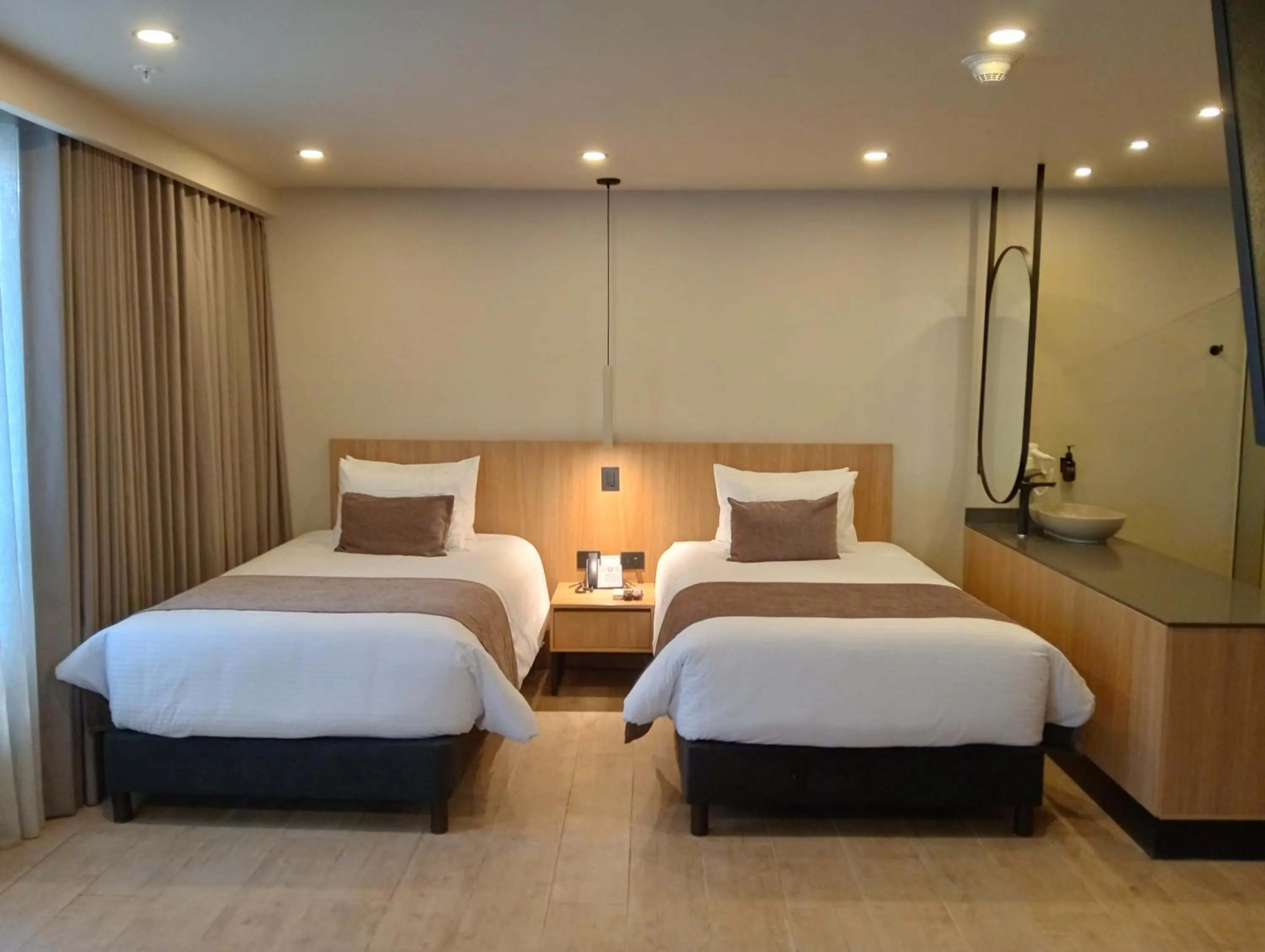 Bed in Hotel Rulay Medellin