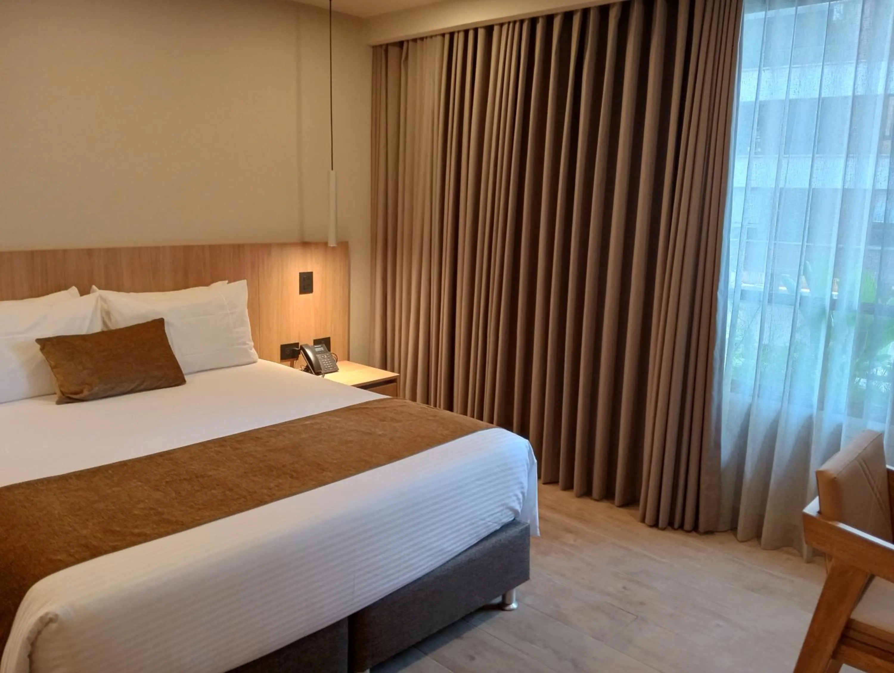 Bed in Hotel Rulay Medellin