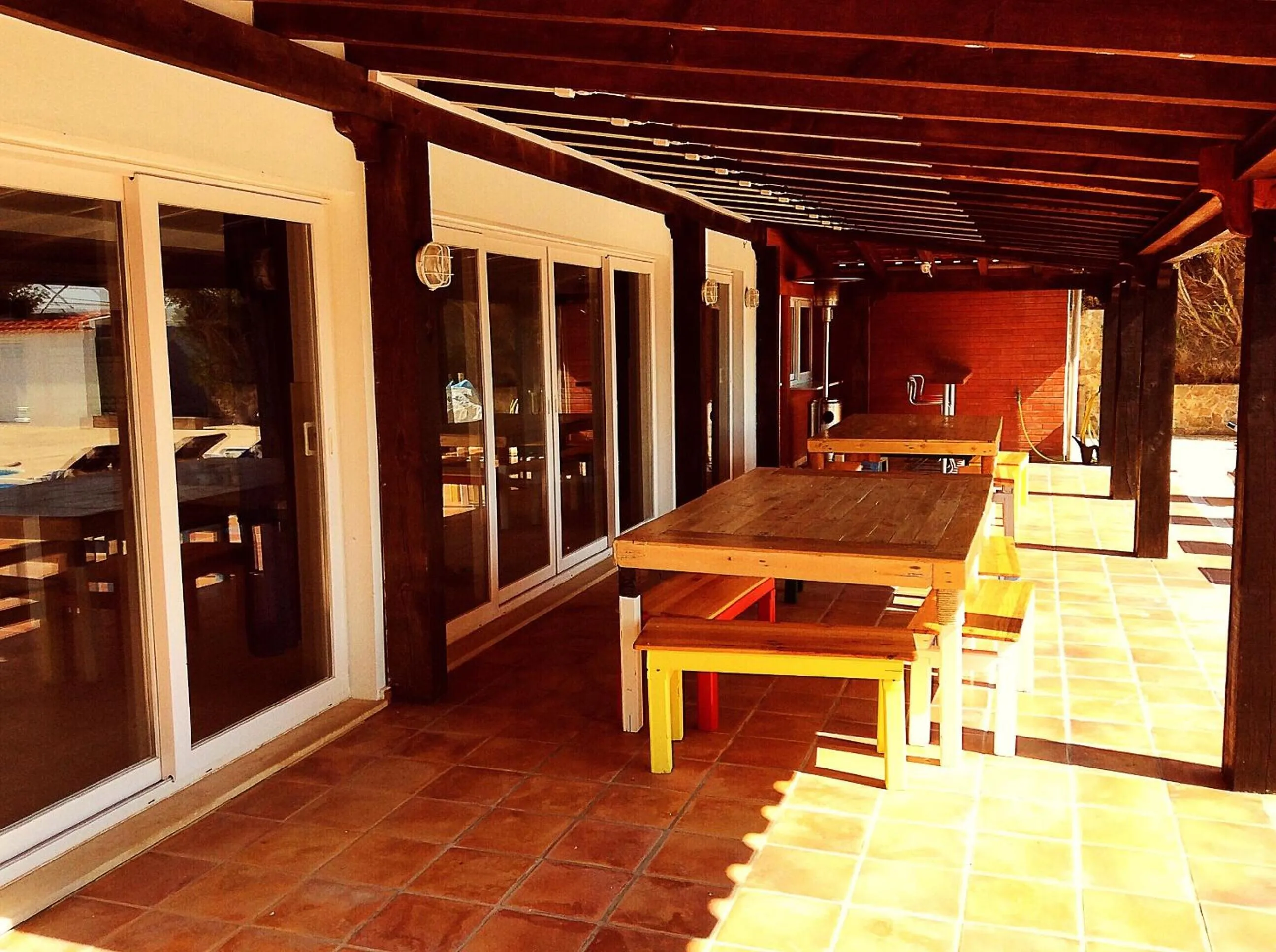 Patio in FreeSurfCamp