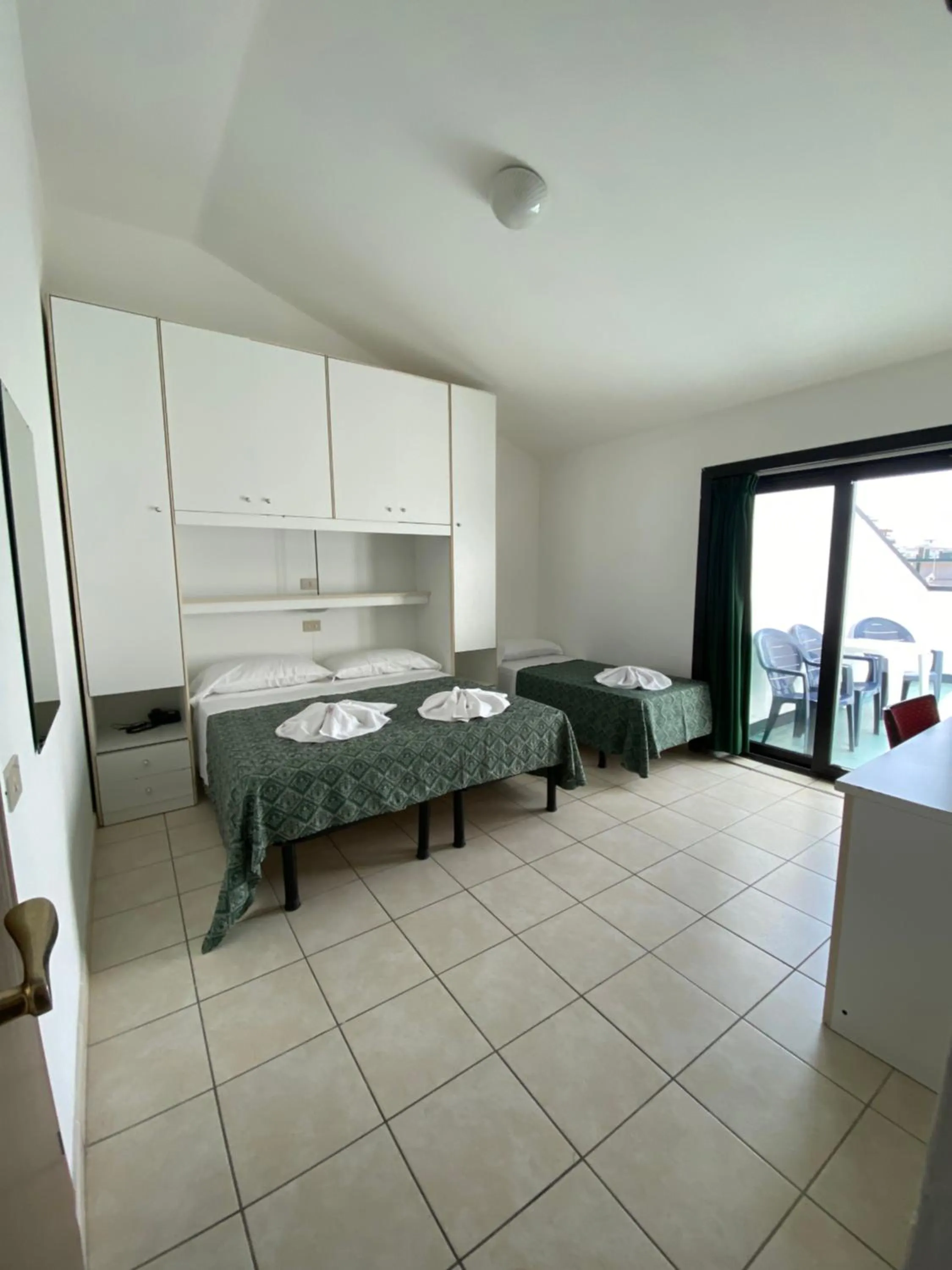 Bed in Hotel ALDEBARAN