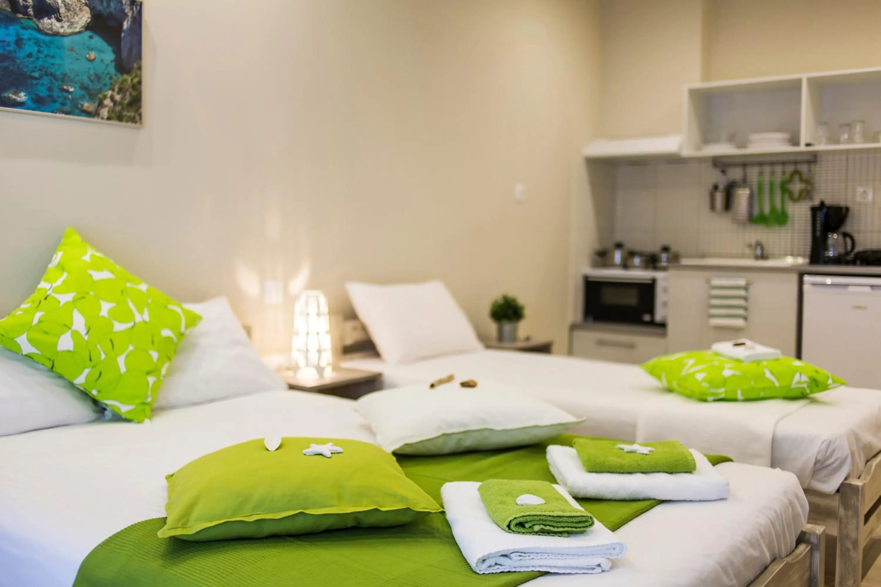 Bed in Zonita Guest House