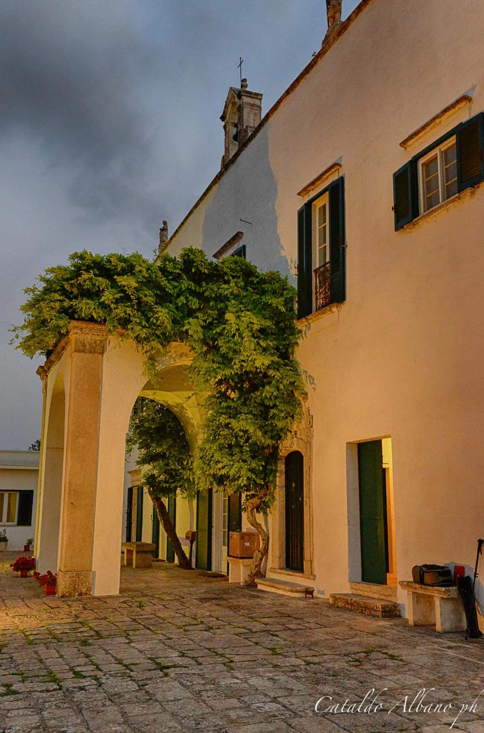 Facade/entrance in Masseria Luco