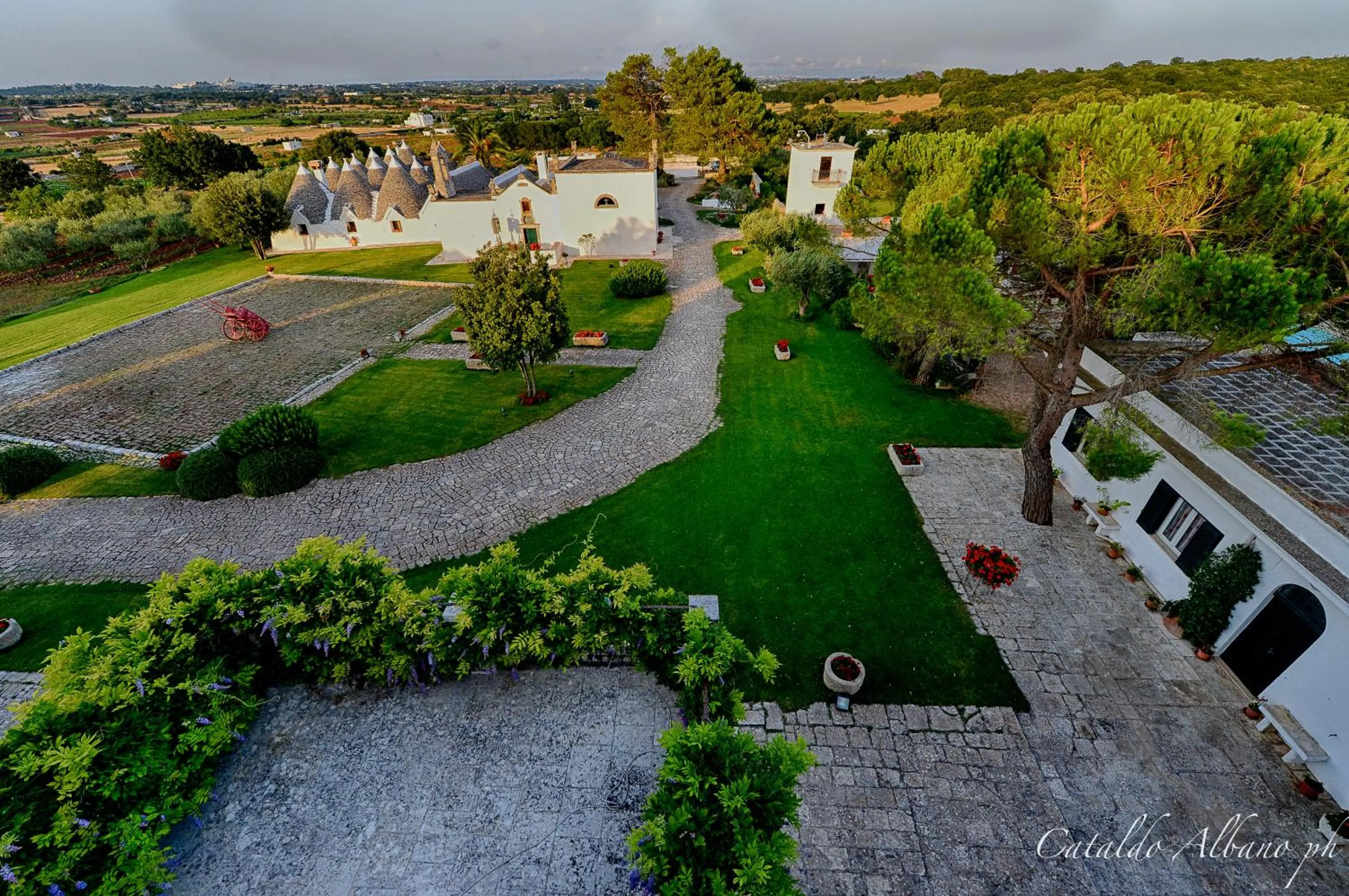 Garden view in Masseria Luco