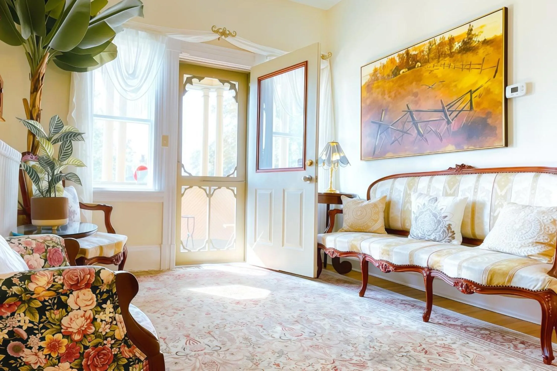 Bed in The Eden Hall Inn