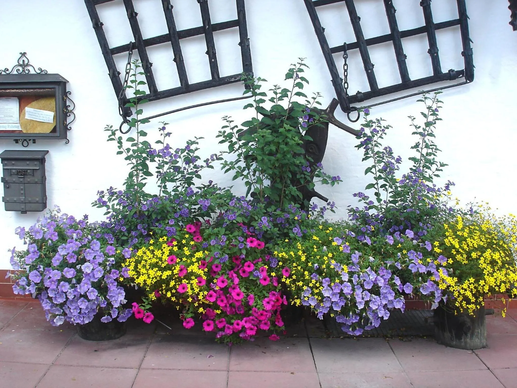 Patio in Landhotel Zur Post