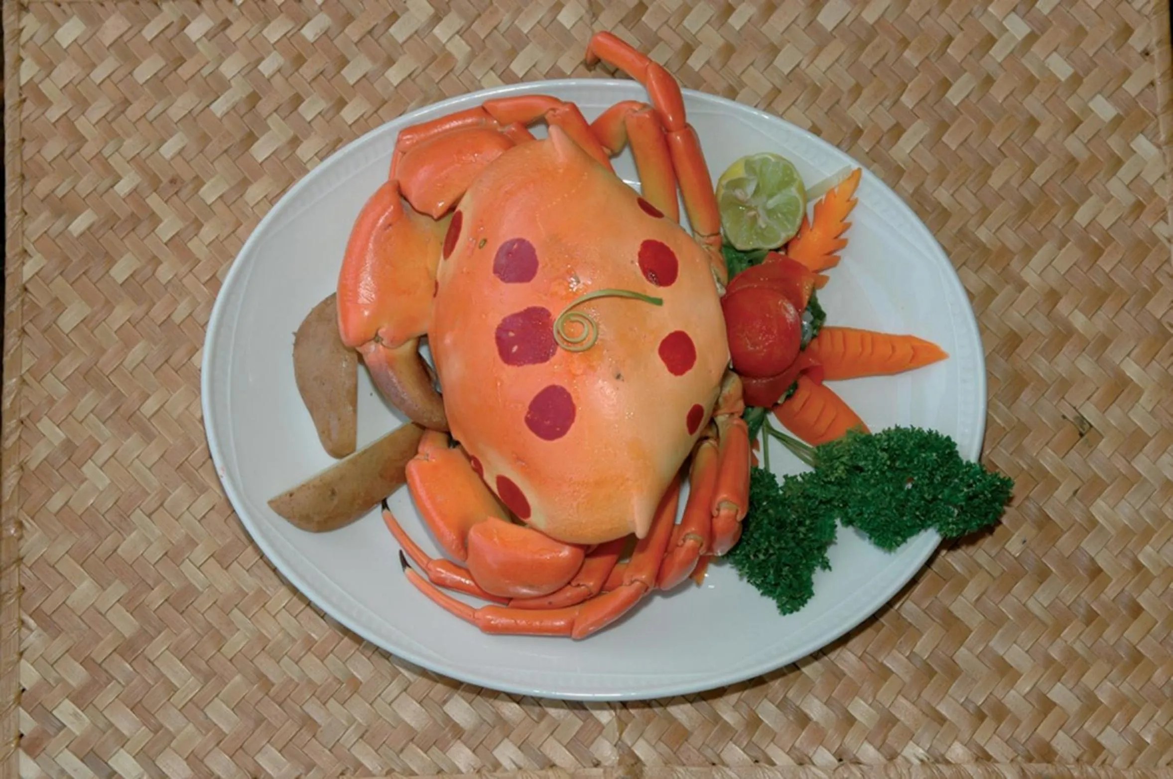 Food close-up in Chez Ronald Guest House