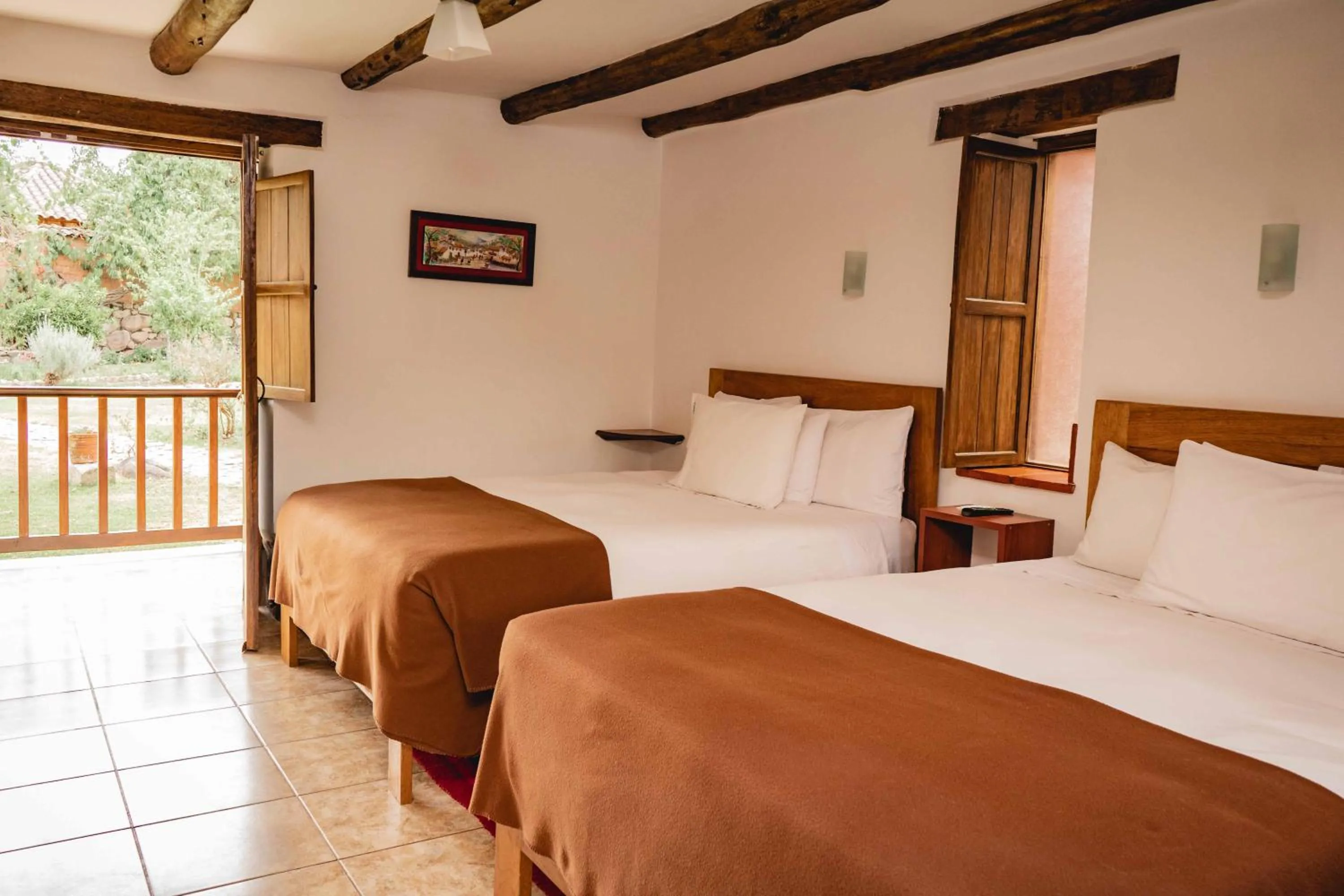 Bed in Lizzy Wasi Urubamba