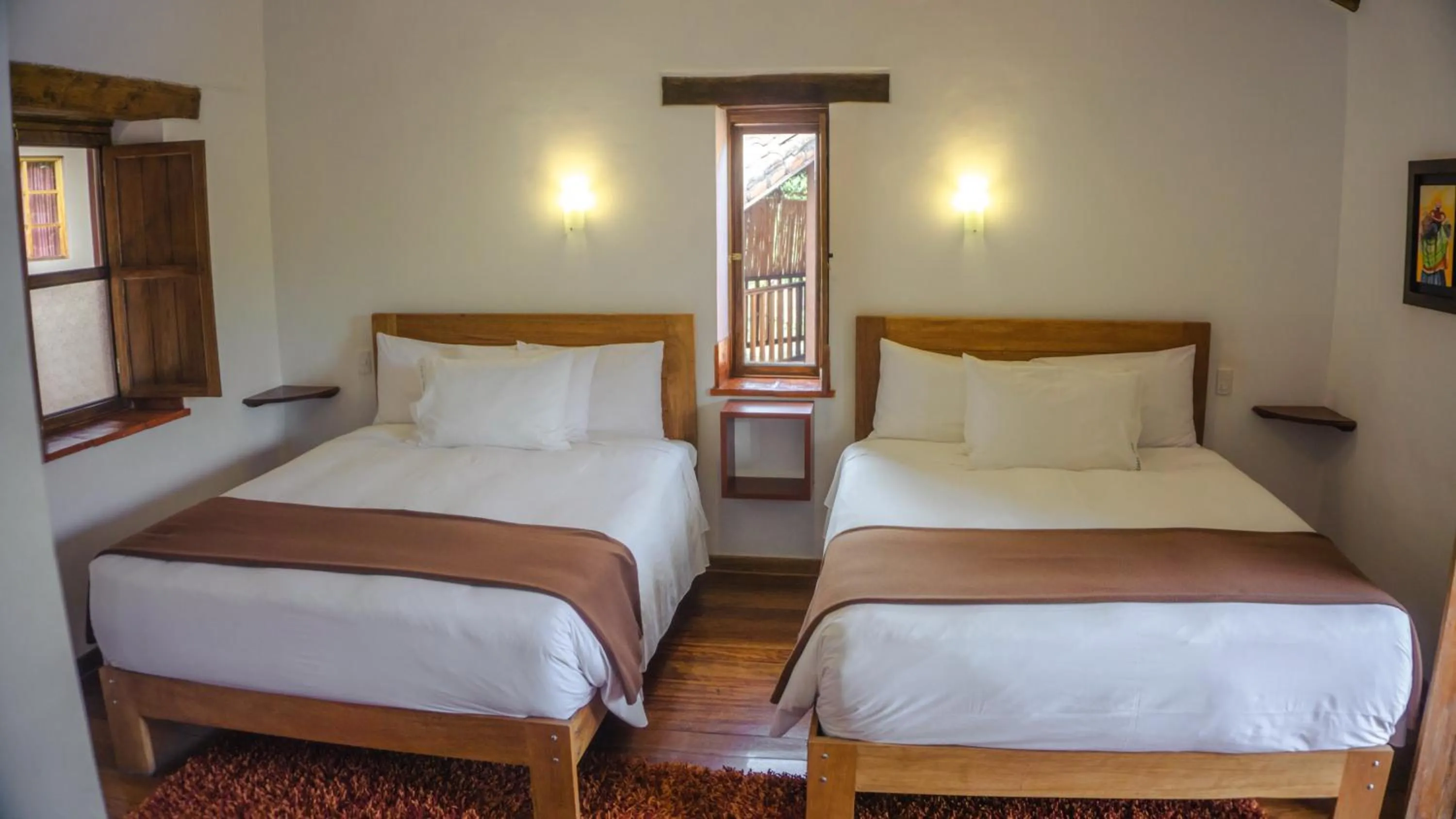 Photo of the whole room, Bed in Lizzy Wasi Urubamba